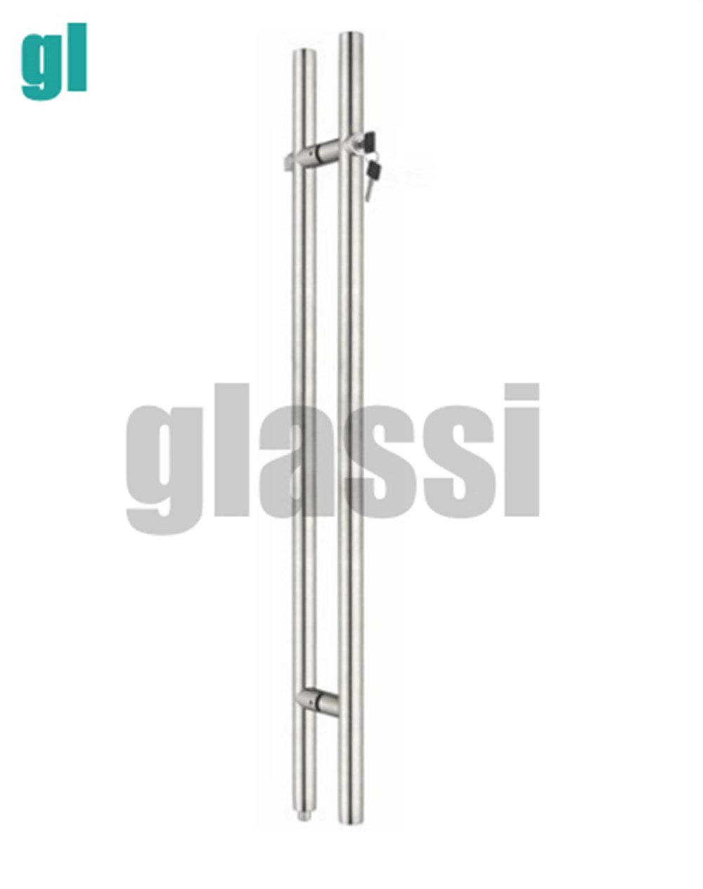 Boru Tipi Kilitli Cam Kapı Çekme Kolu