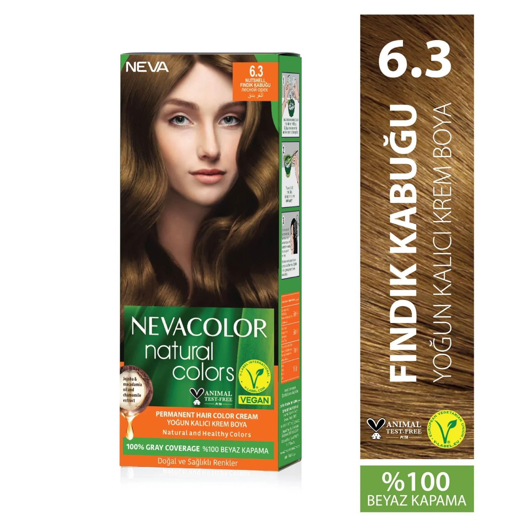 Nevacolor Natural Colors Set Boya Fındık Kabuğu 6.3