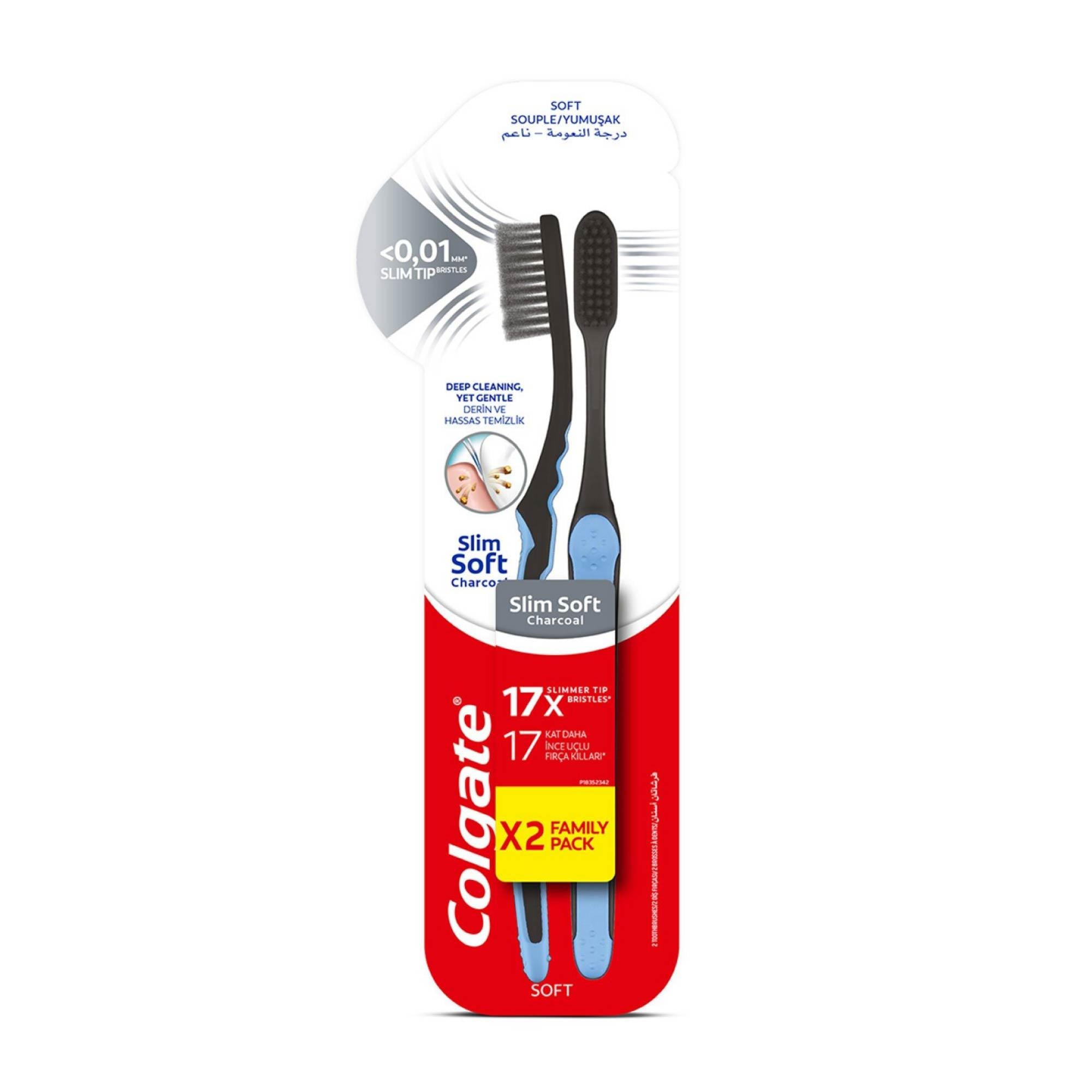 Colgate Diş Fırçası Micro İnce Siyah 1+1