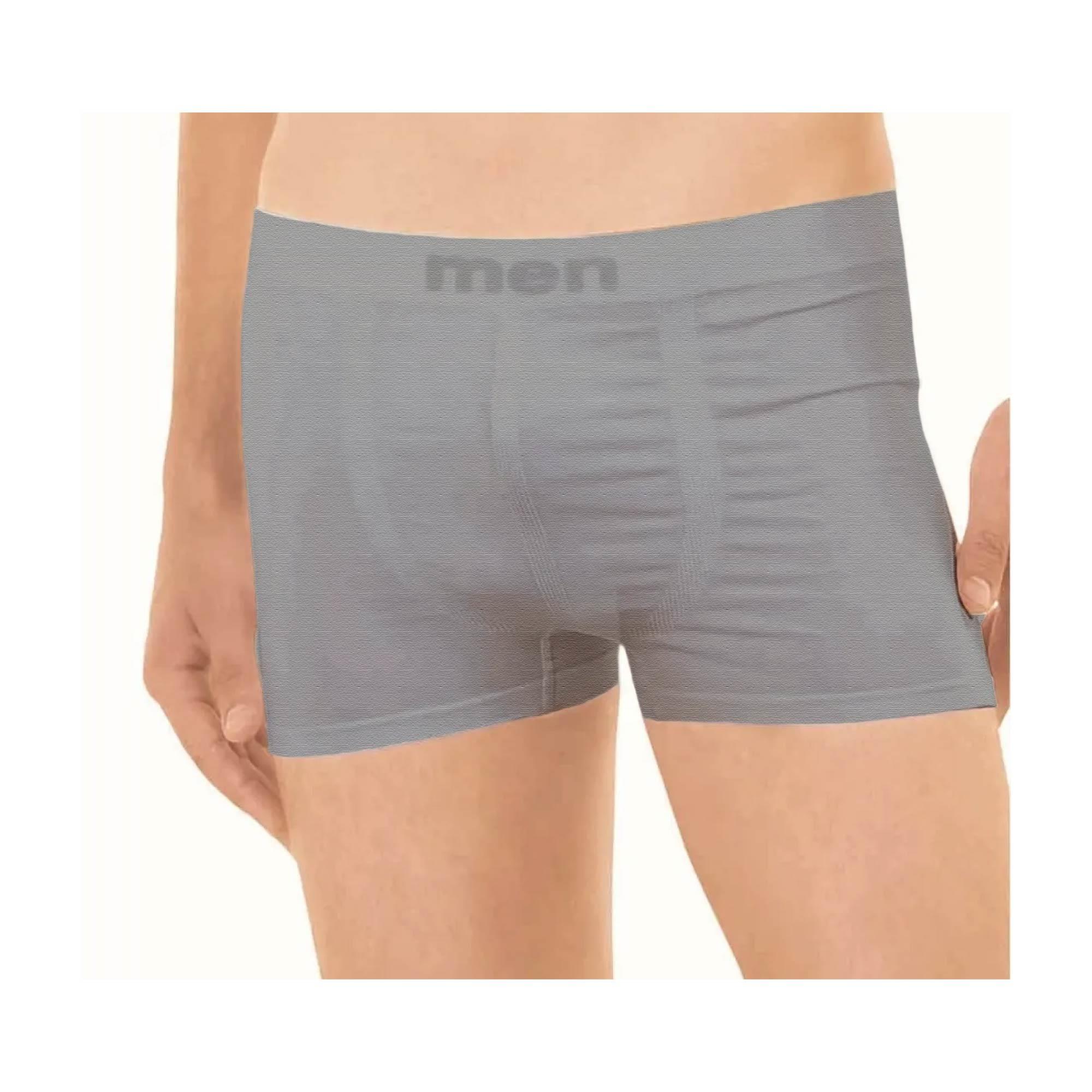 Elite Life Erkek Dikişsiz Boxer Füme Gri M/L 907