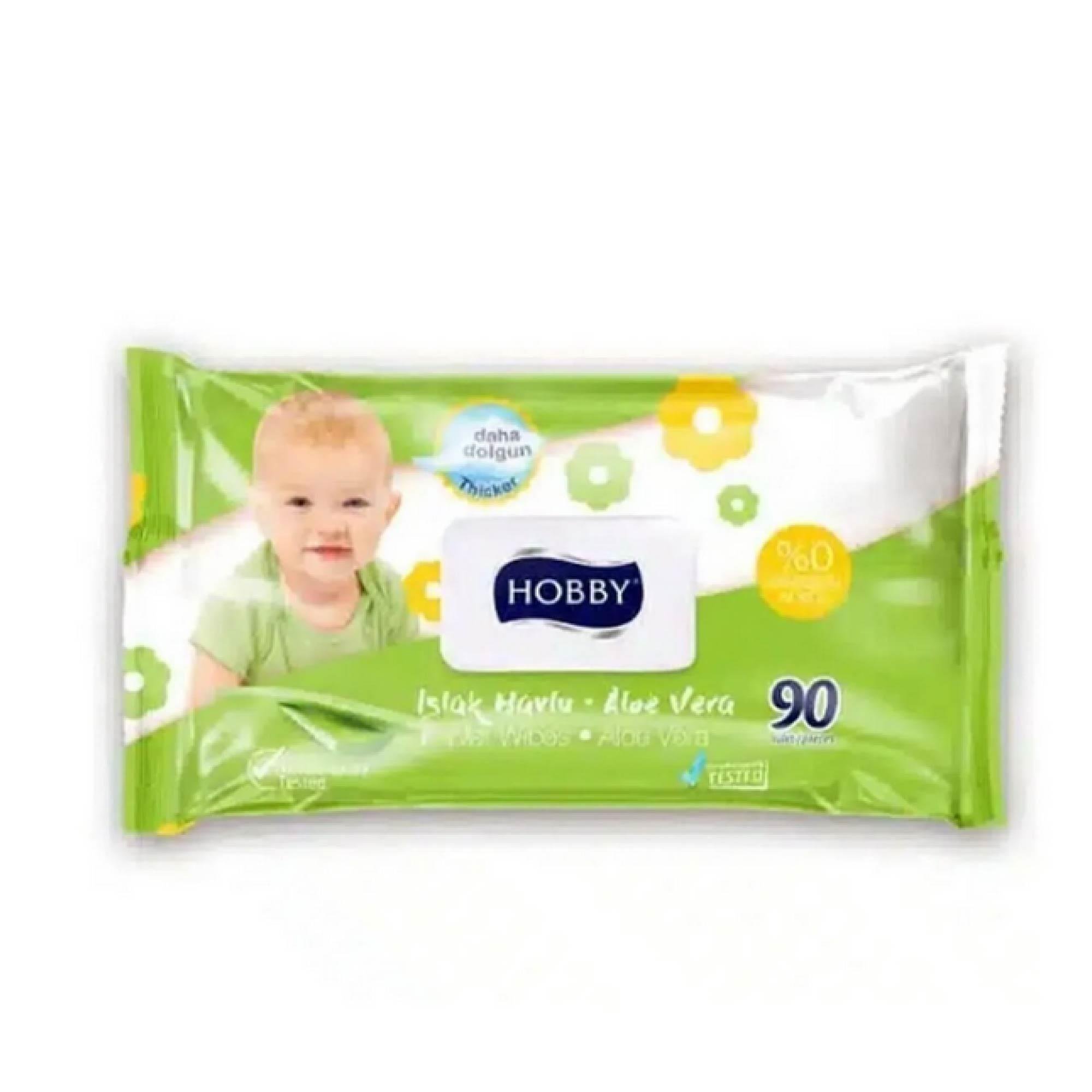 Hobby Islak Havlu Aloe Vera 90'lı