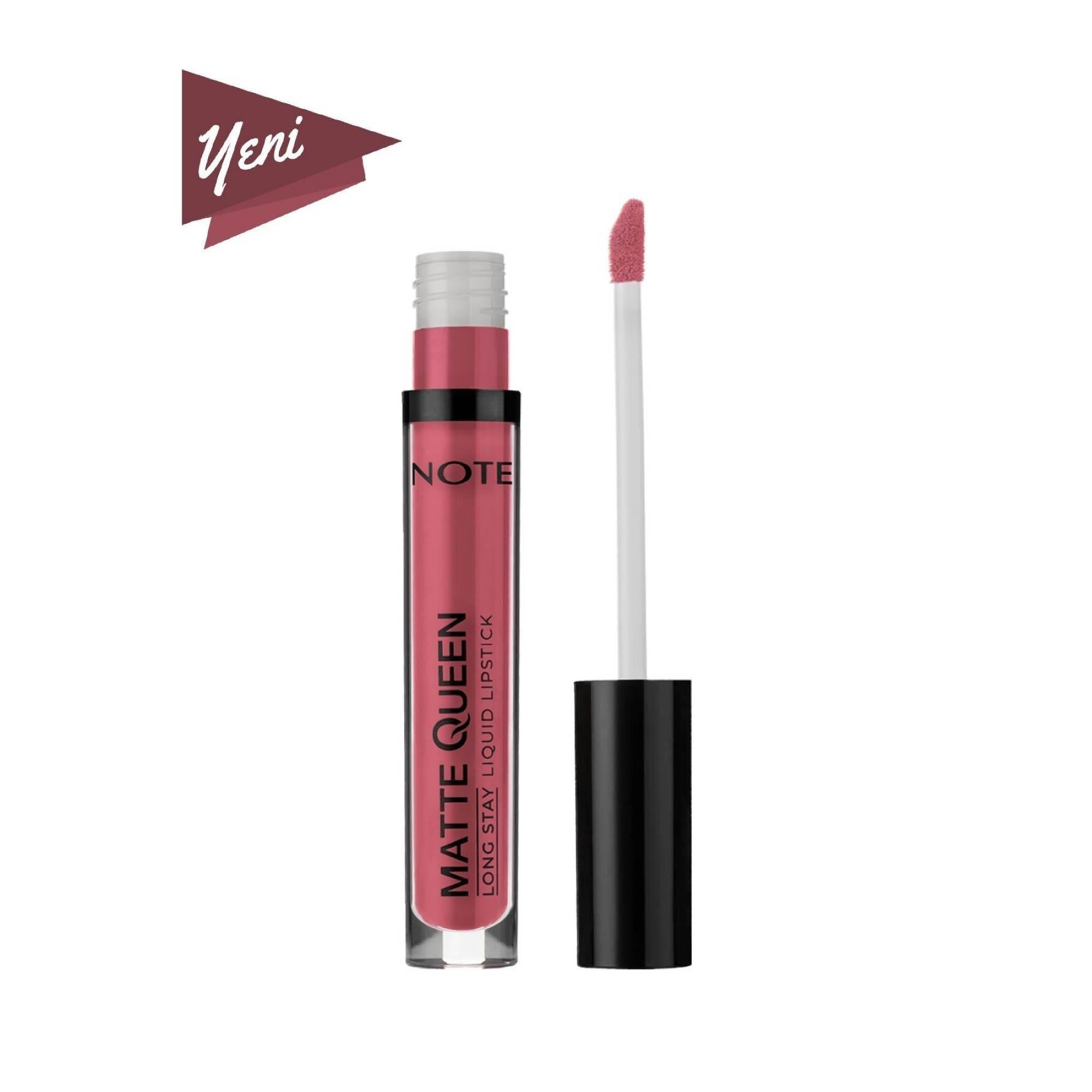 Note Matte Queen Long Stay Likit Ruj 12 Blush Amour 