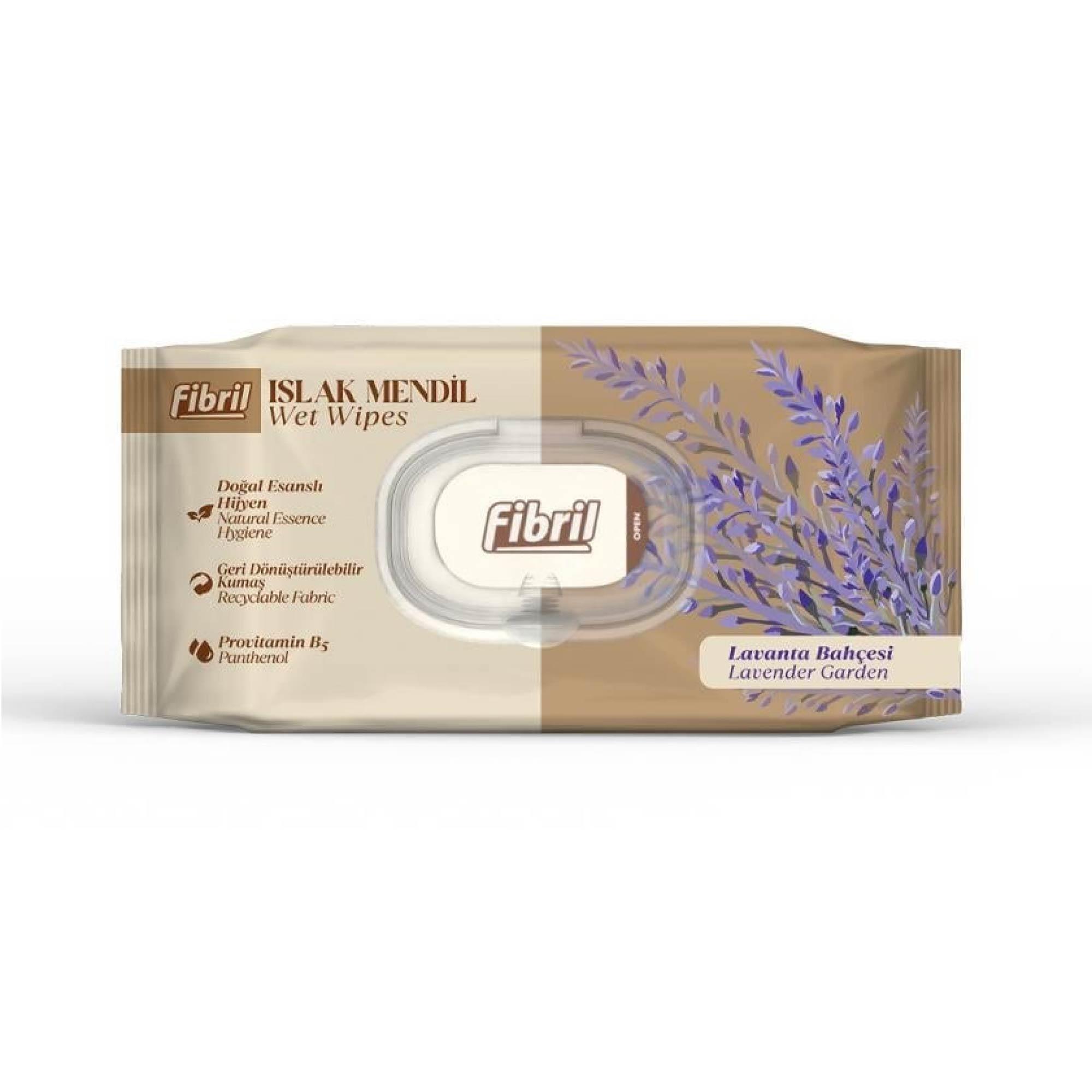 Fibril Lavanta Kokulu Islak Mendil 90 Adet