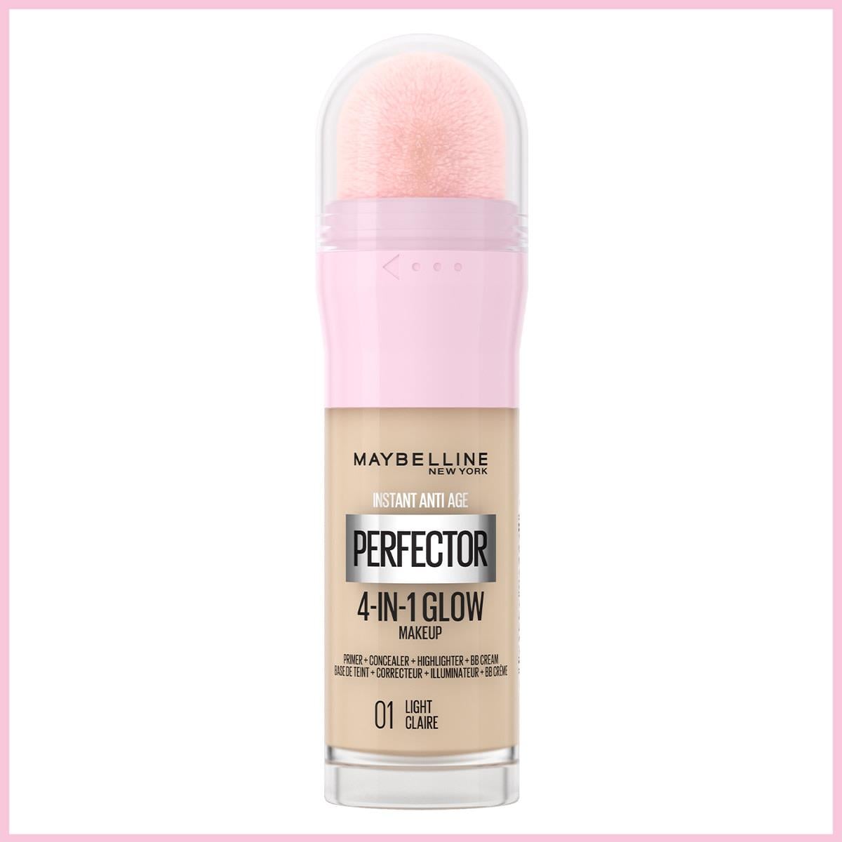 Maybelline New York Instant Perfector Glow 4 Etki 1 Arada Fondöten- 01 Light 