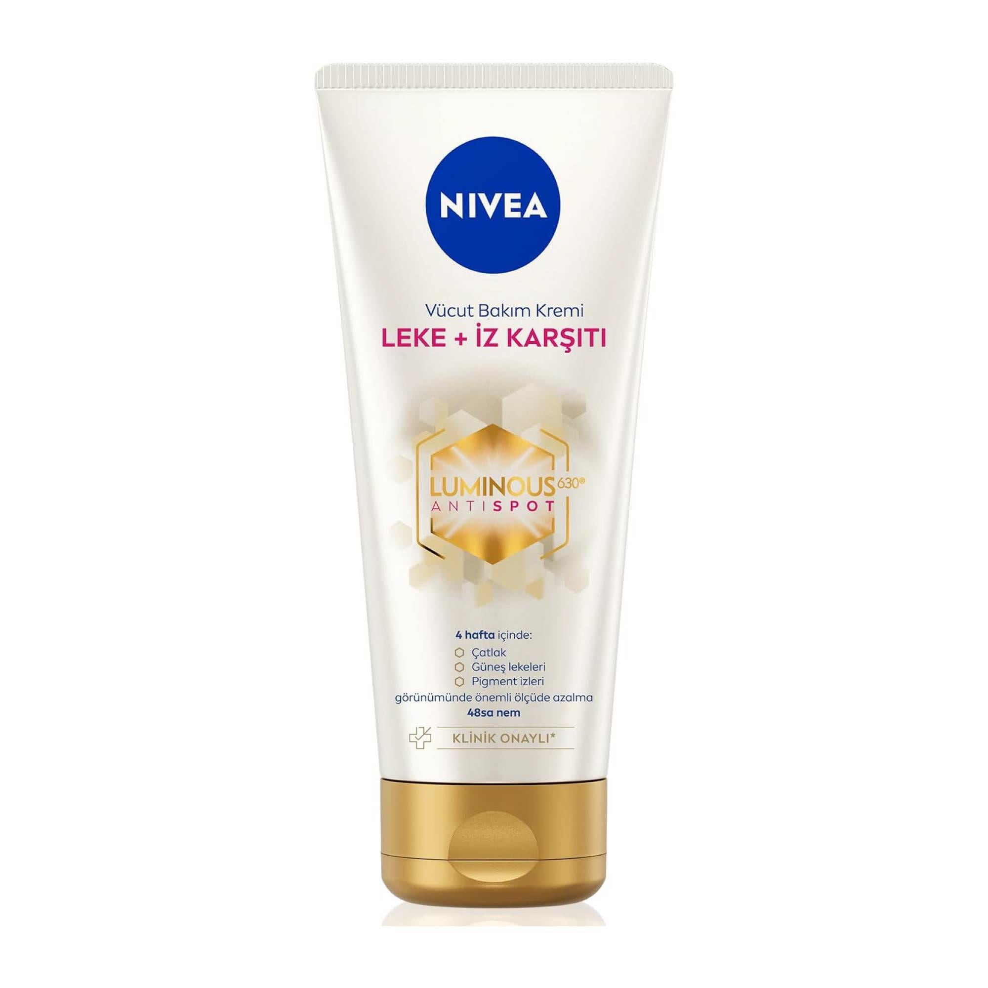 Nivea Luminous 630 Antispot Leke + İz  Karşıtı Vücut Bakım Kremi  200 ml