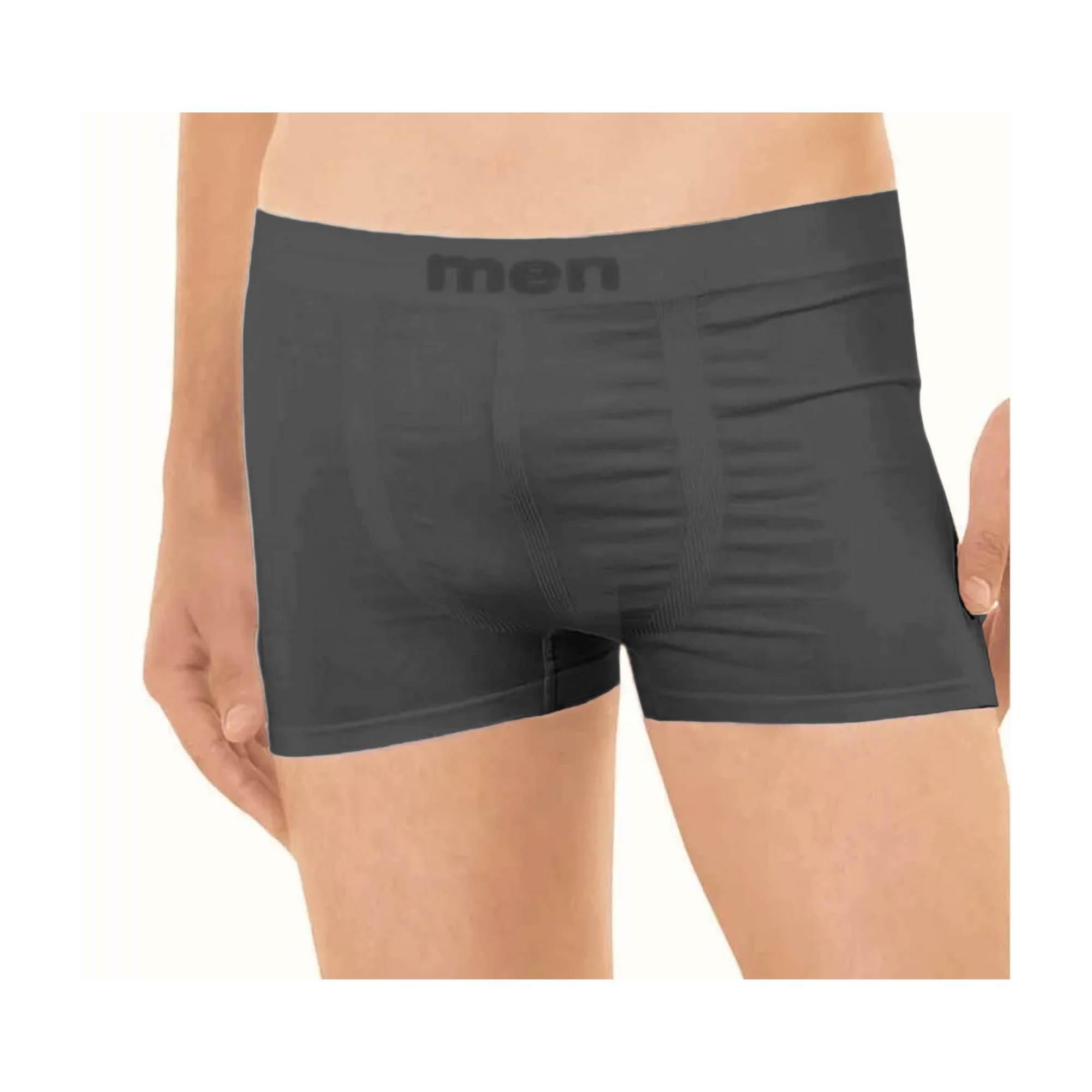 Elite Life Erkek Dİkişsiz Boxer Füme L/XL 900