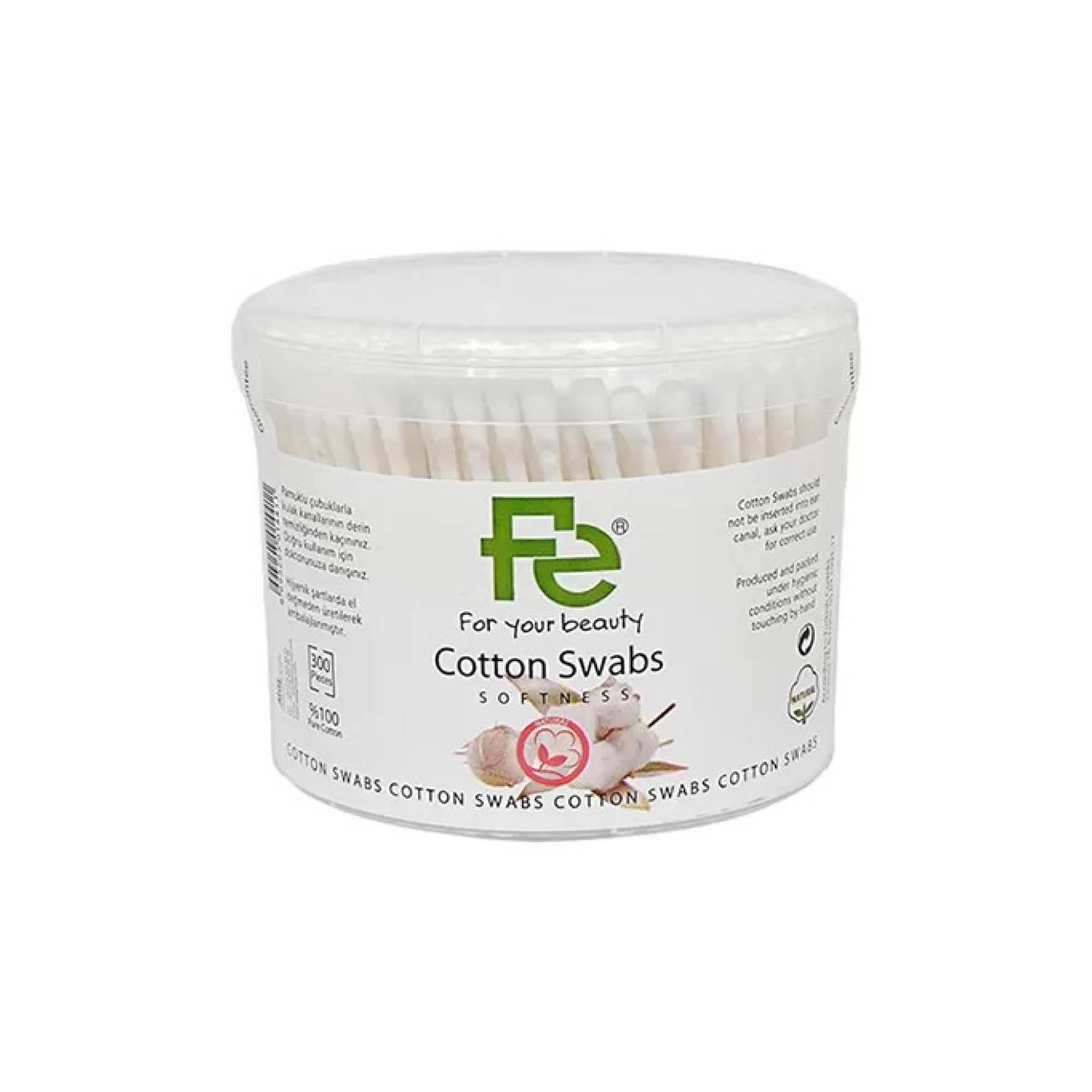 Fe Cotton Swabs Kulak Çubuğu 300'lü
