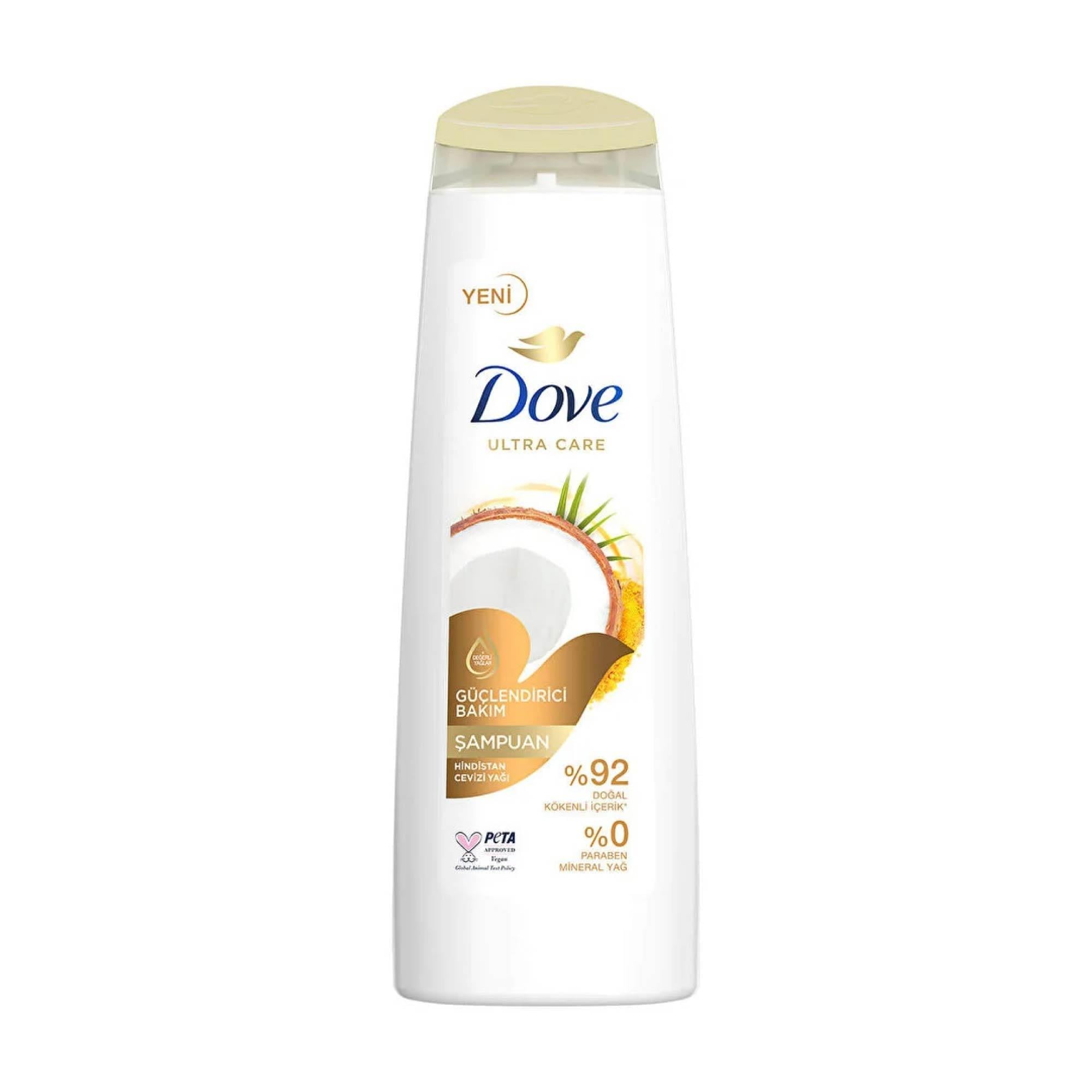 Dove Şampuan Güçlendirici Bakım Hindistan Cevizi Yağı 400 ml