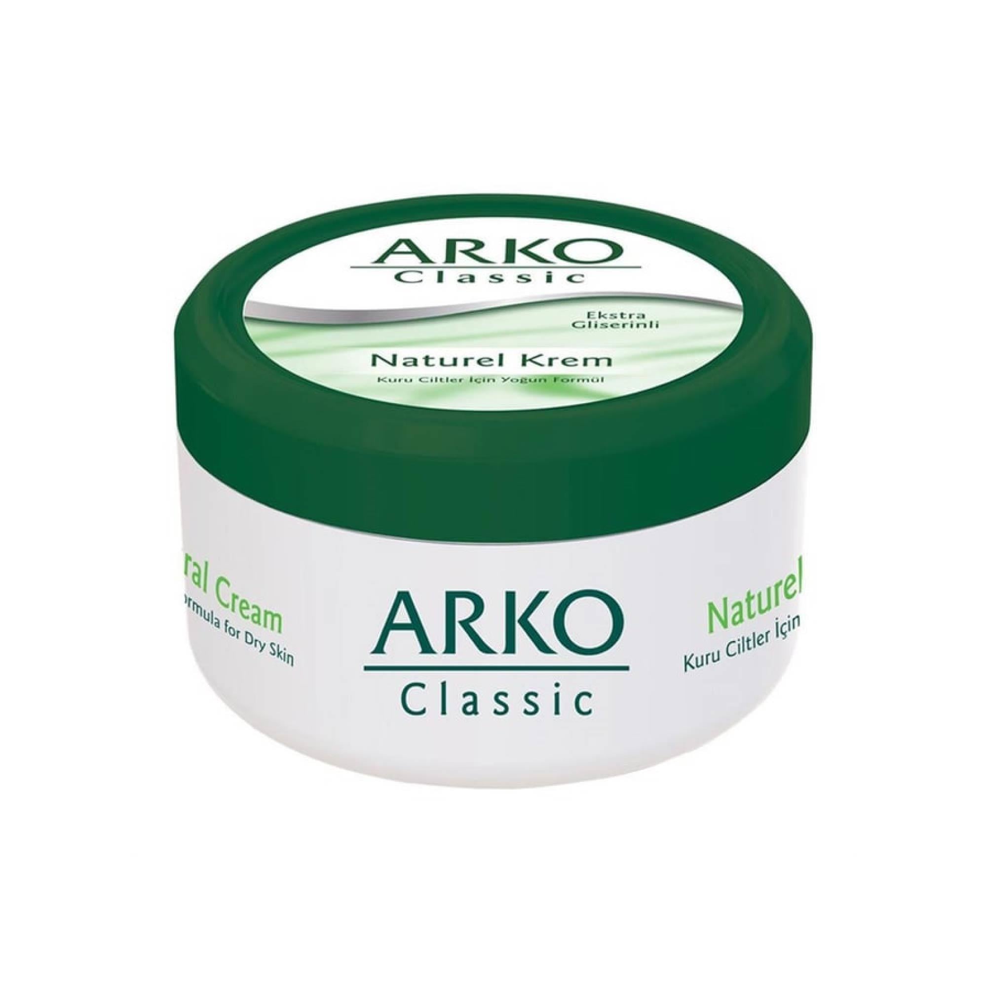 Arko Krem Classic Ekstra Gliserinli Naturel 250 ml