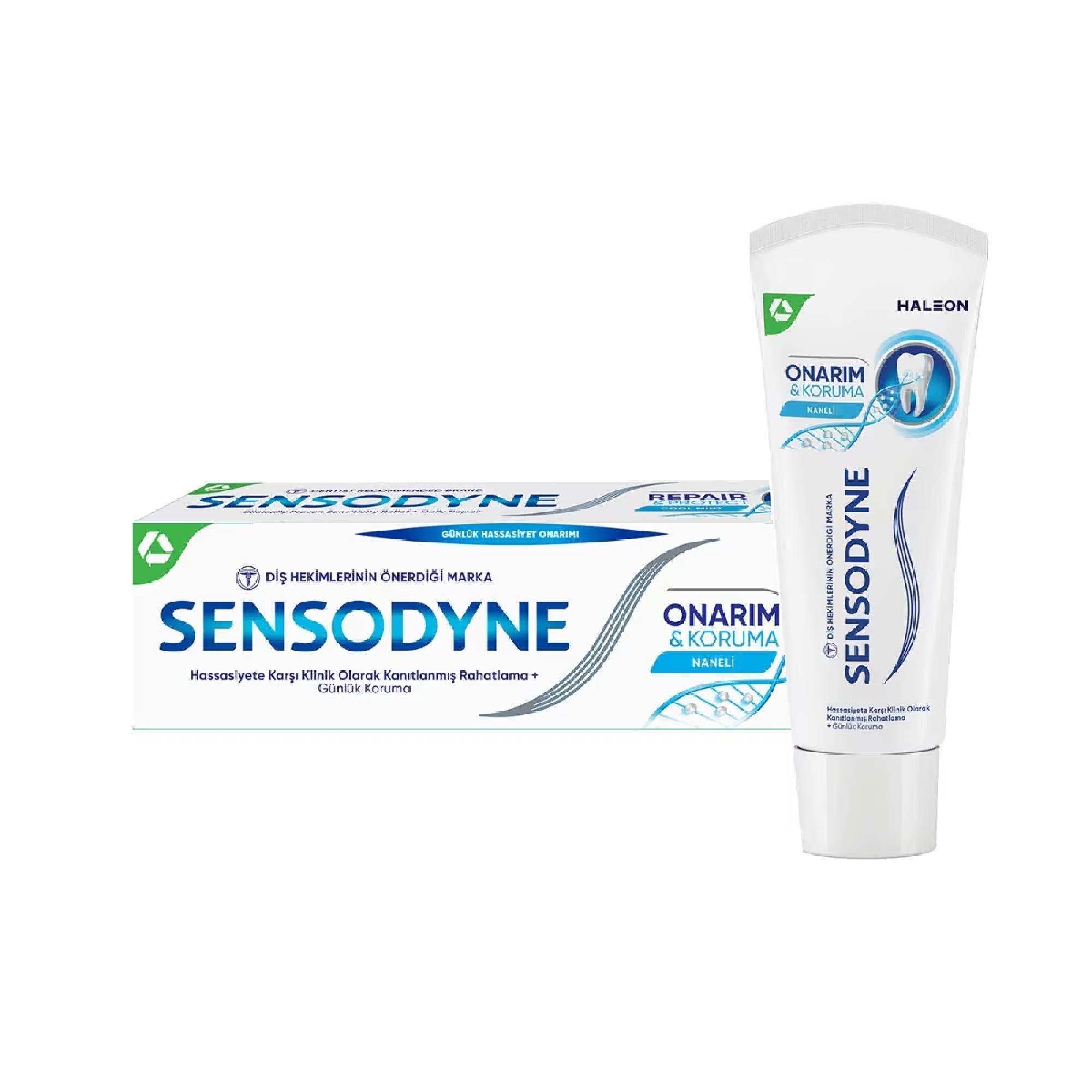 Sensodyne Diş Macunu Onarım Ve Koruma Naneli 75 ml