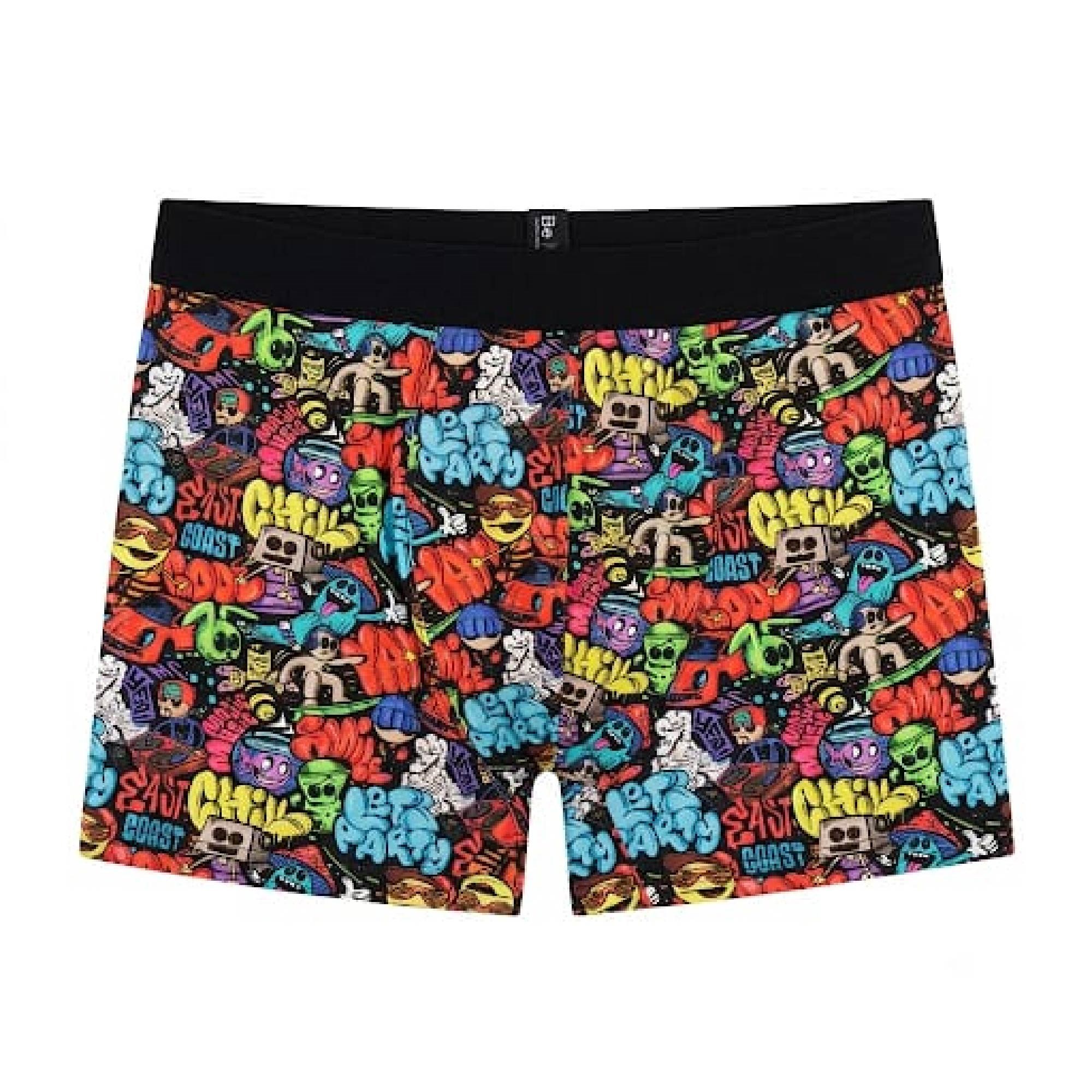 Berrak Erkek Dj Grafiti Desenli Boxer 4431 XLarge