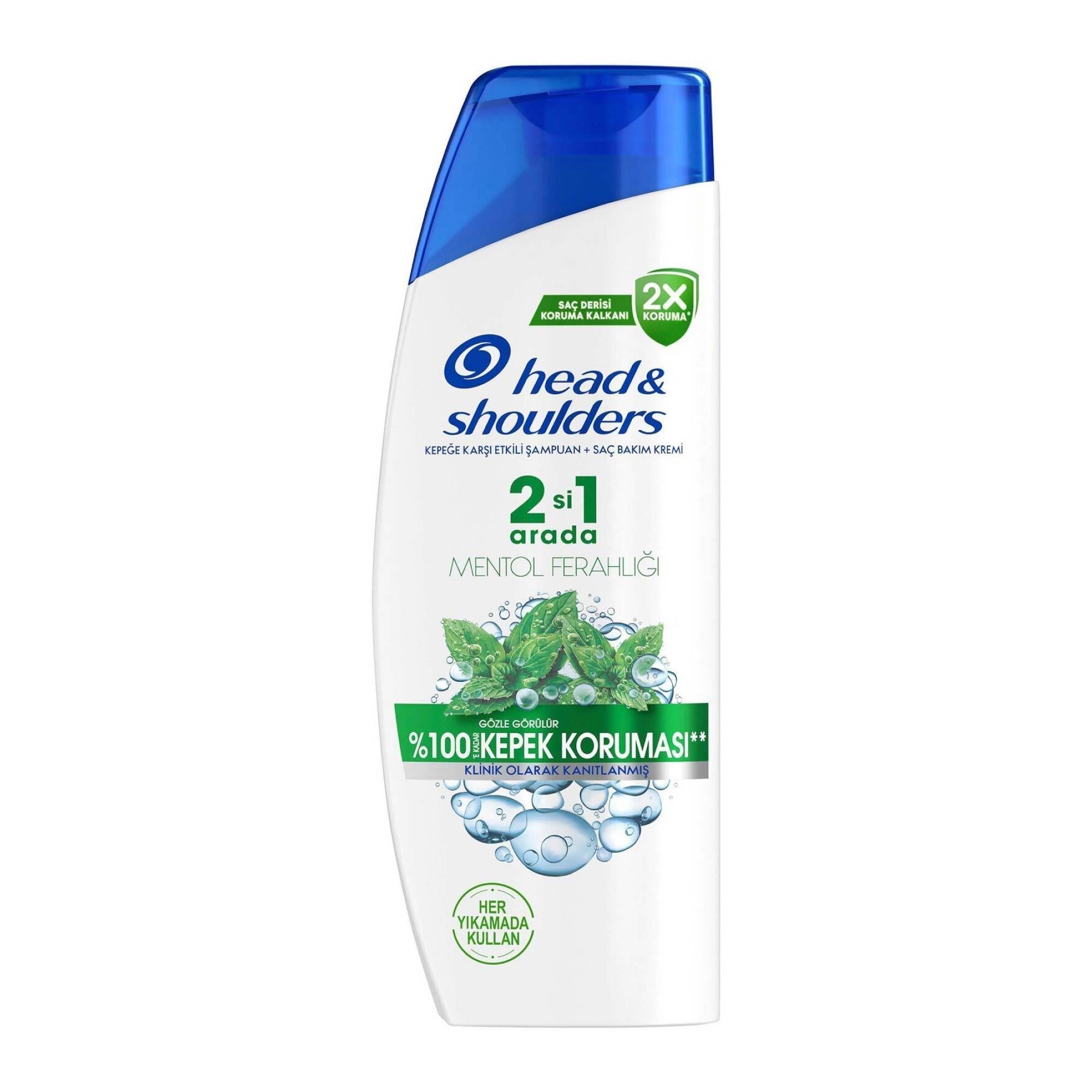 Head & Shoulders Şampuan Mentol Ferahlığı 2si 1 arada 300 Ml