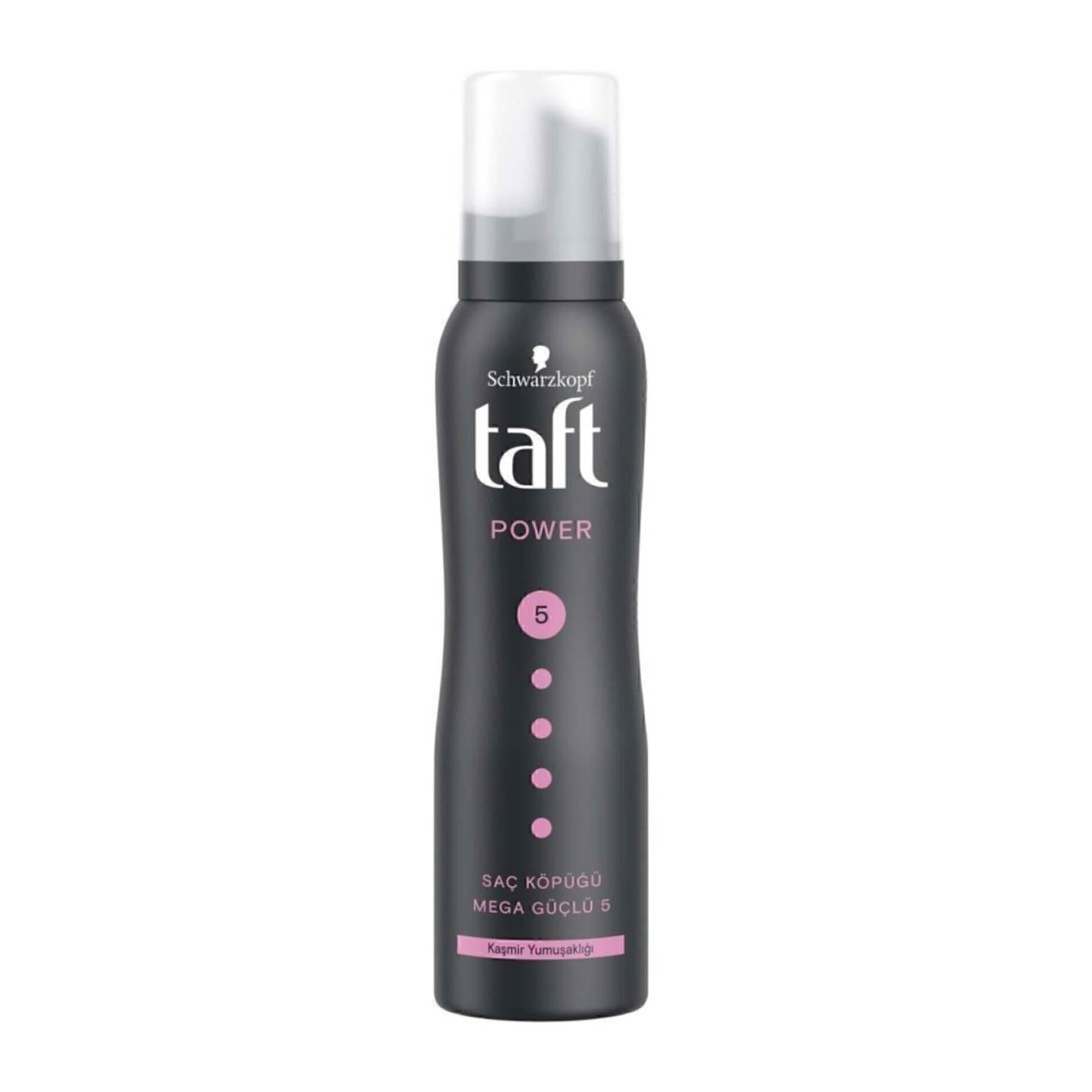Taft Saç Köpüğü Power Mega Güçlü 5 Kaşmir Yumuşaklığı 150ml 