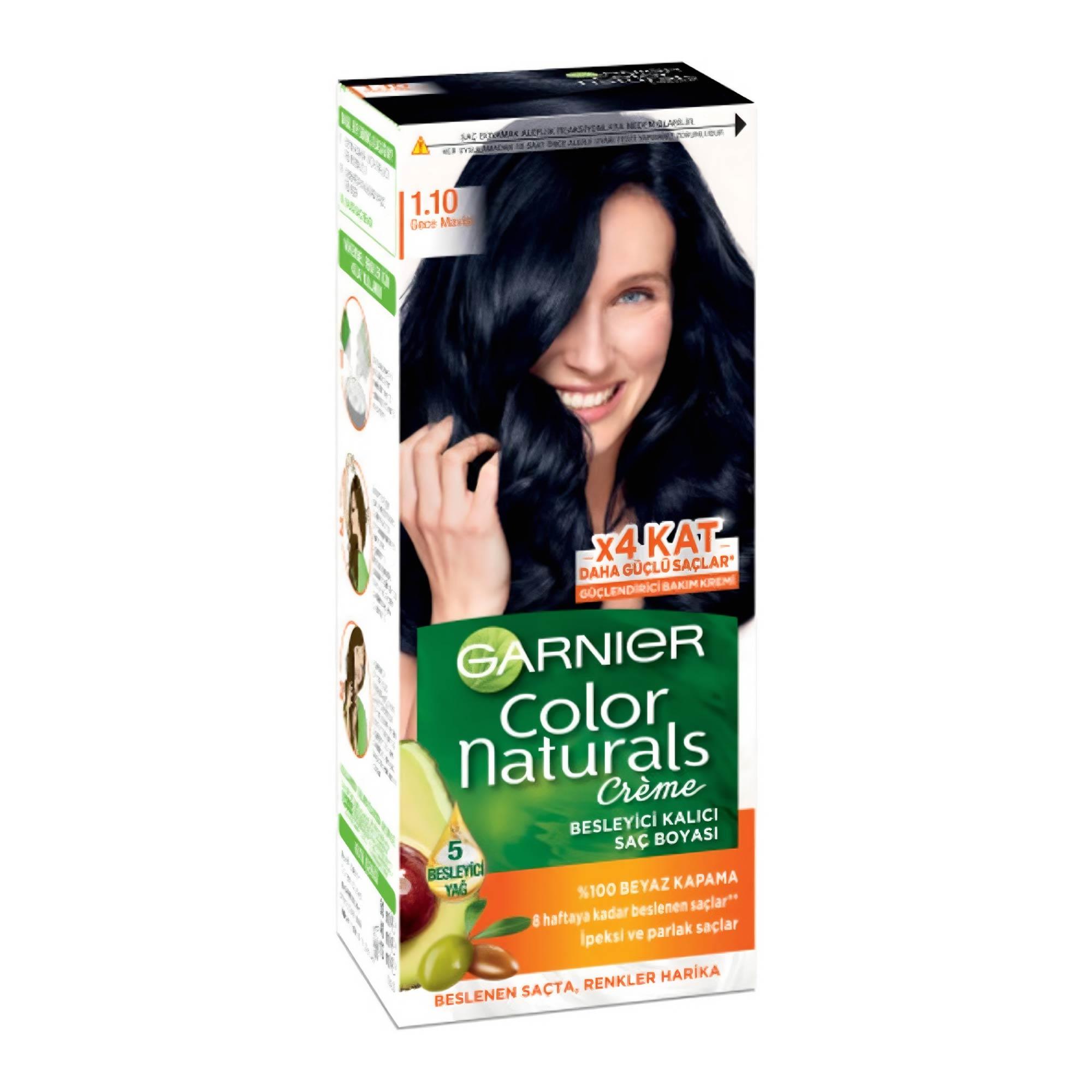 Garnier Color Naturals Creme Saç Boyası Gece Mavisi 1.10