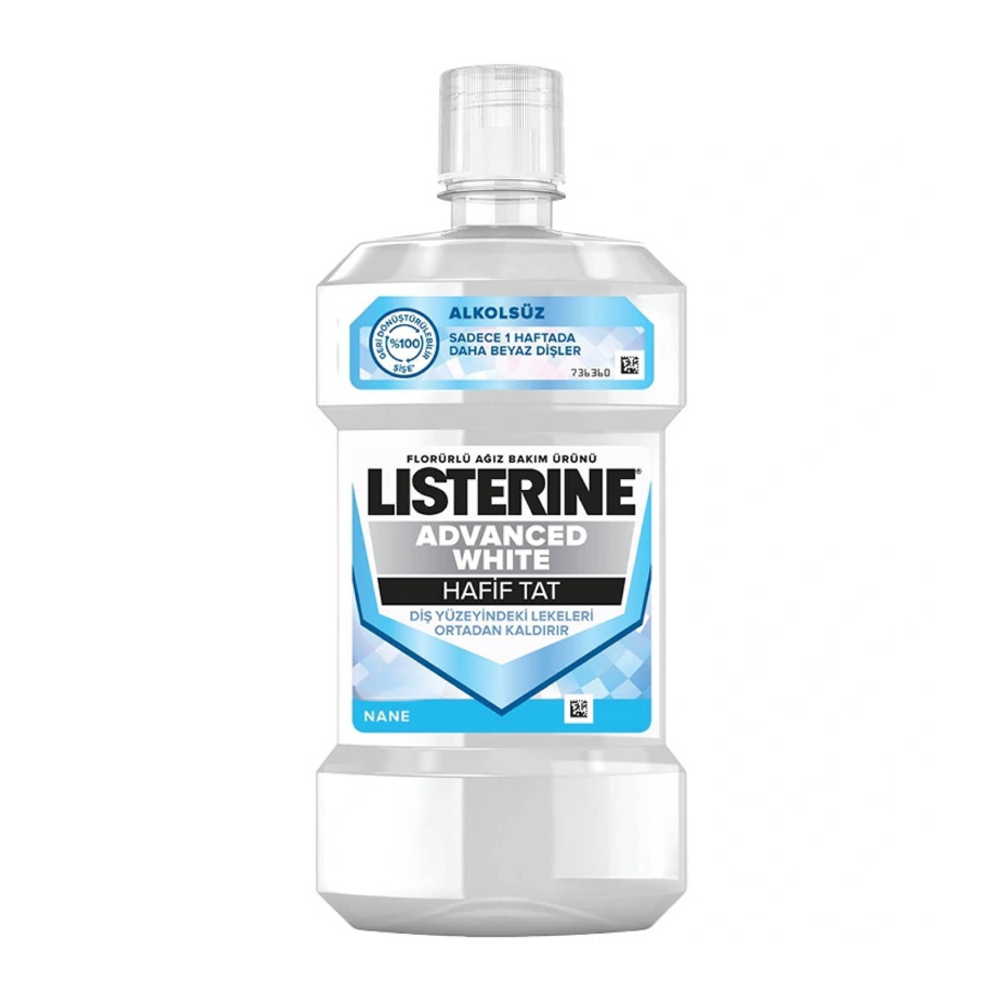 Listerine Advance White Ağız Bakım Suyu 250 ml.