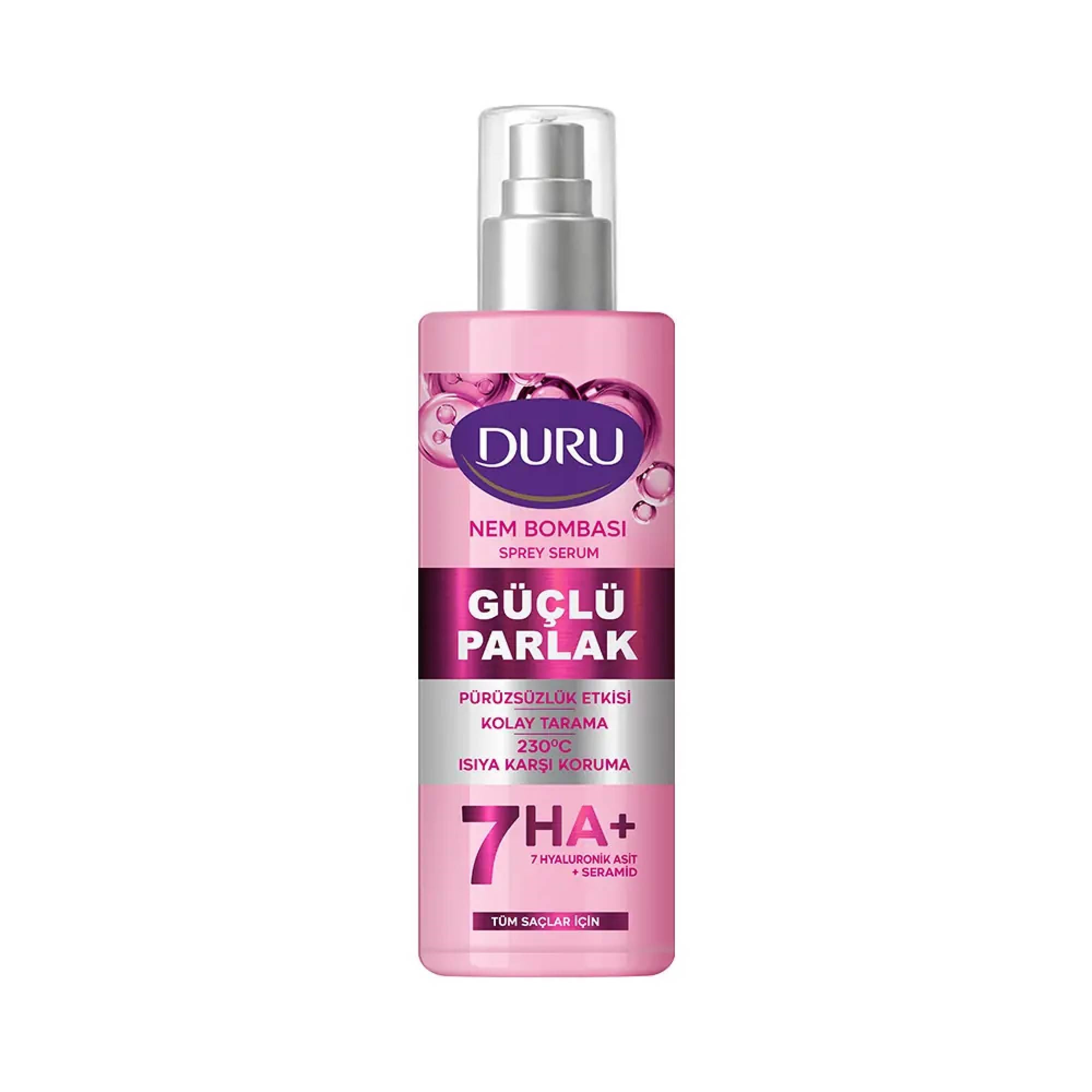 Duru Nem Bombası Güçlü & Parlak Sıvı Saç Bakım Kremi 200 Ml