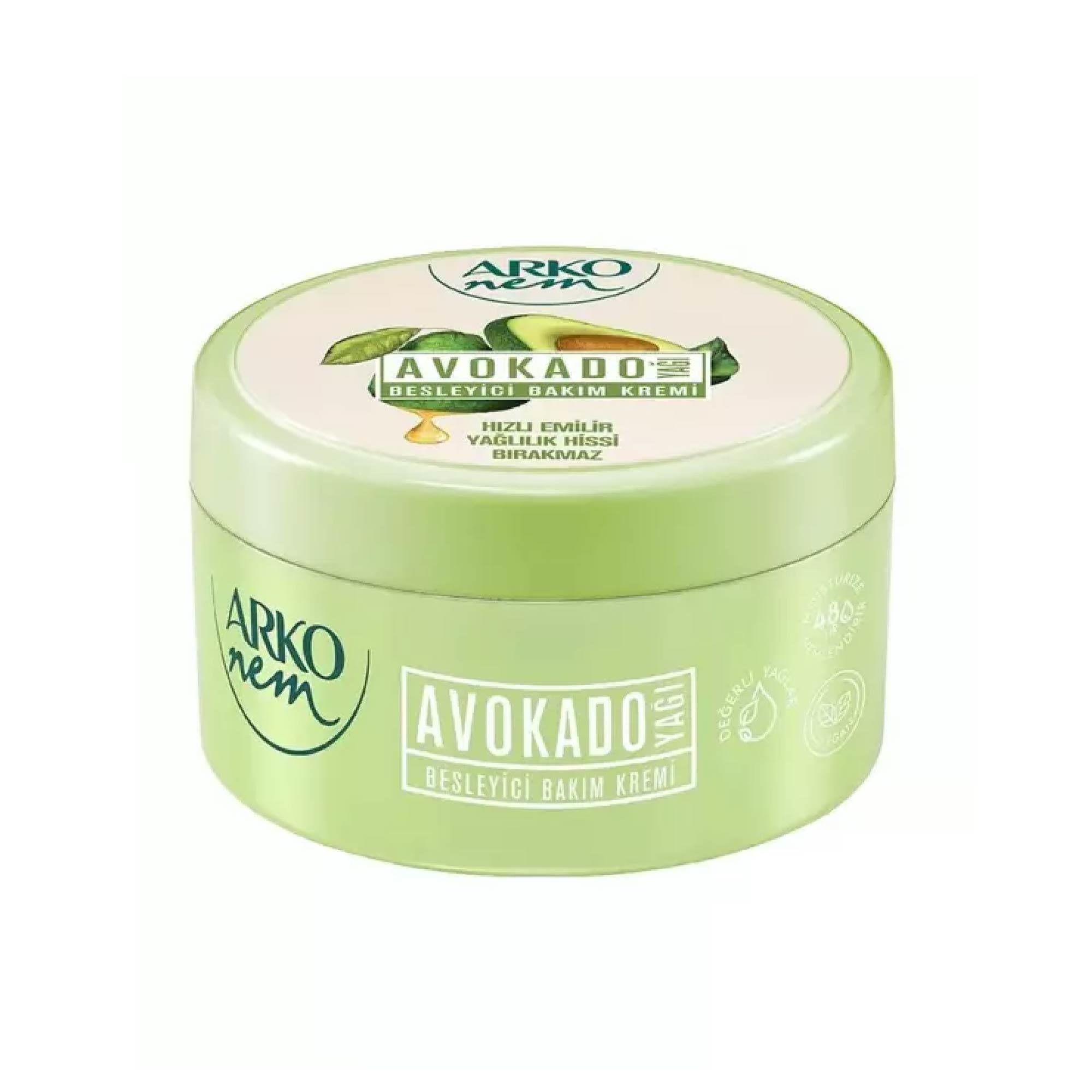 Arko Nem Değerli Yağlar Avokado Yağı El Yüz ve Vücut Kremi 250ml