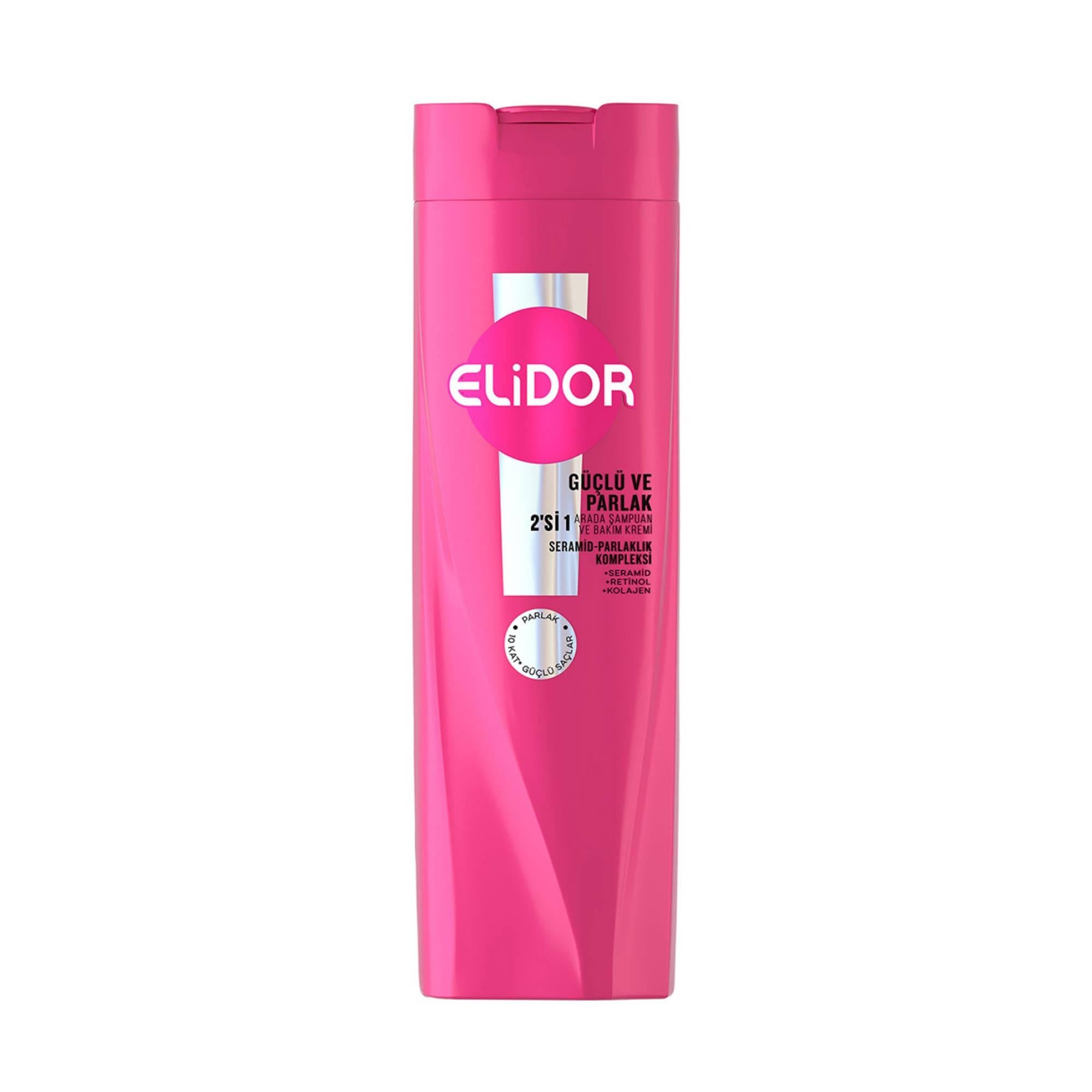 Elidor Şampuan Güçlü ve Parlak 2in1 400 Ml.