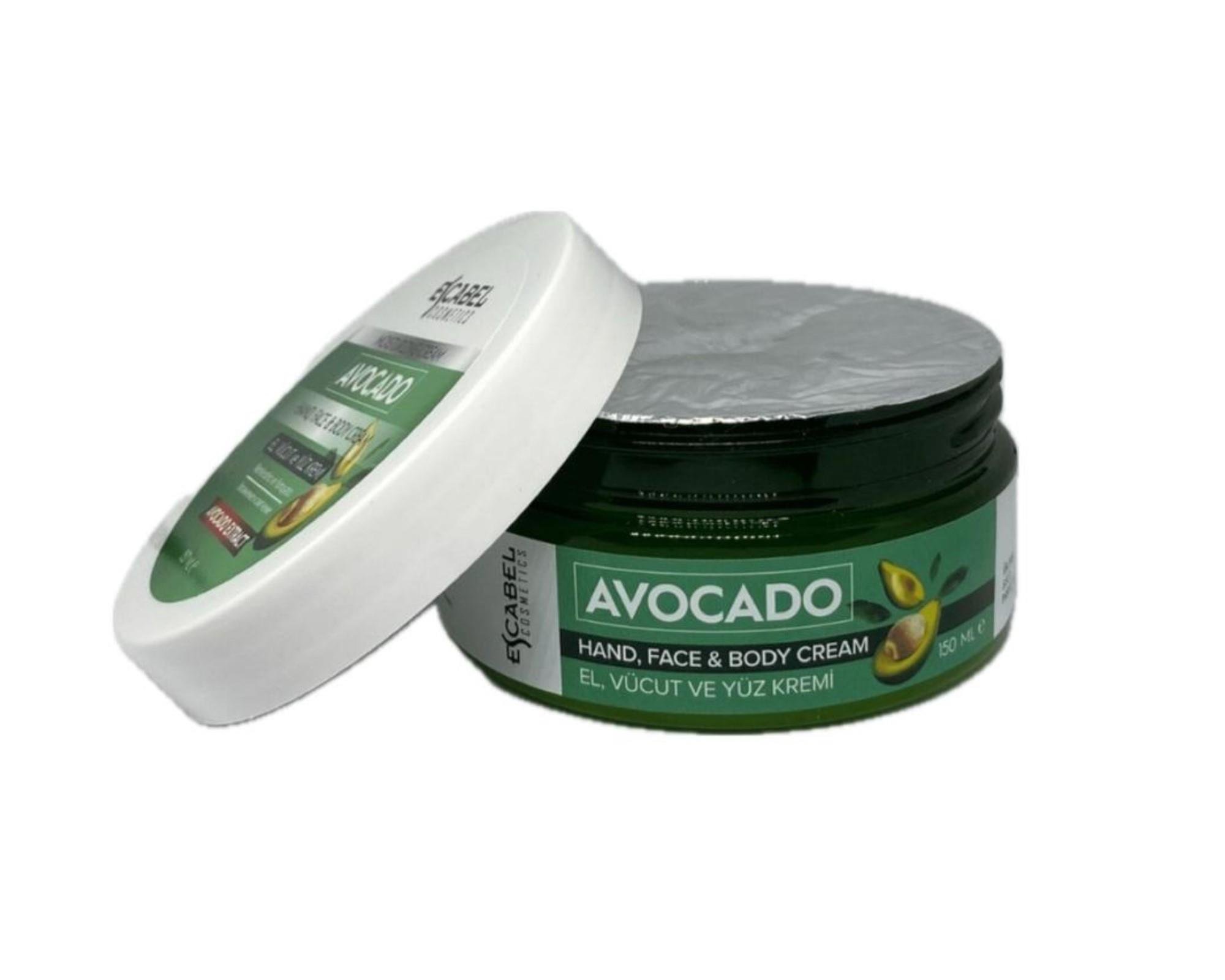 Escabel El,Yüz ve Vücut Kremi Avokado  200 ml