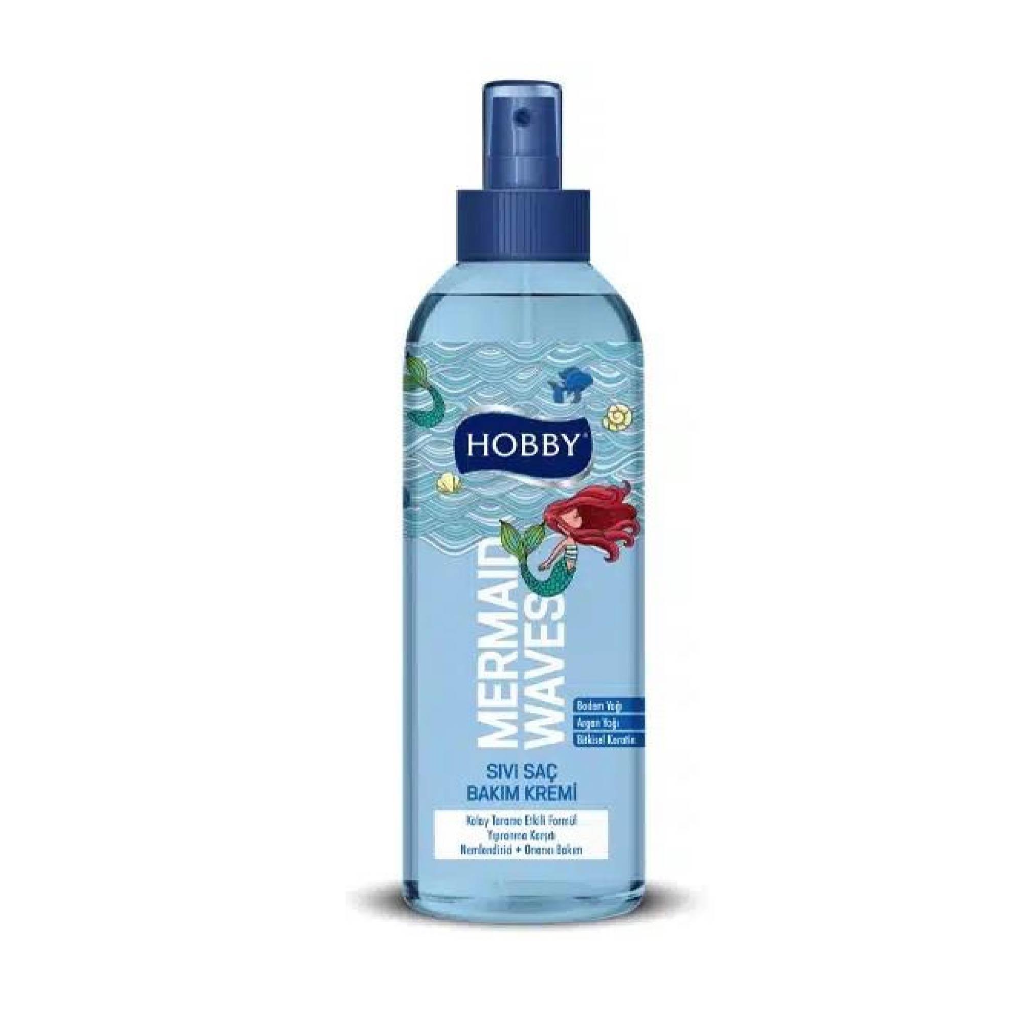Hobby Sıvı Saç Bakım Kremi Badem Yağı+Argan Yağı+Bitkisel Keratin 240 ml