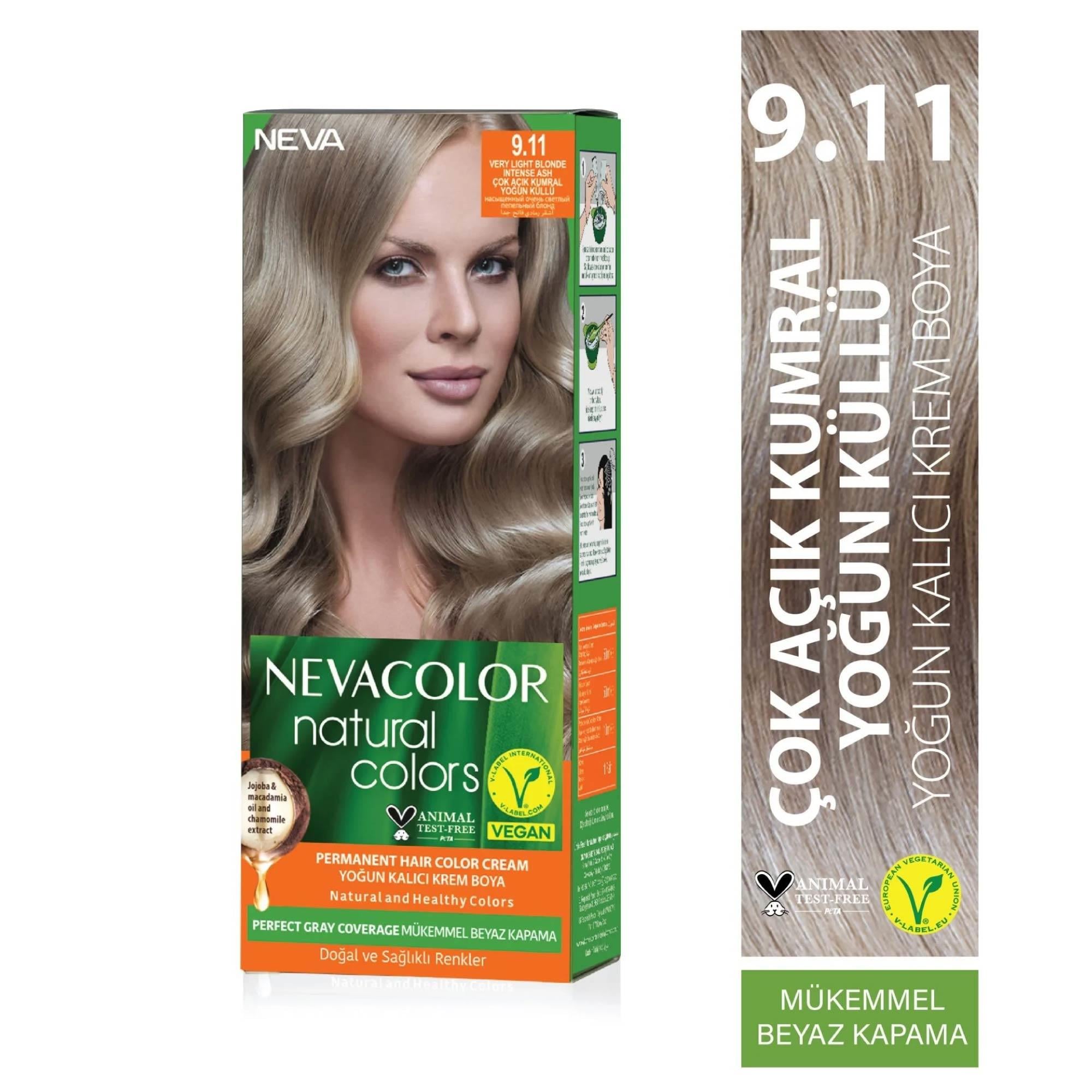Nevacolor Natural Colors Set Boya Çok Açık Kumral Yoğun Küllü 9.11 