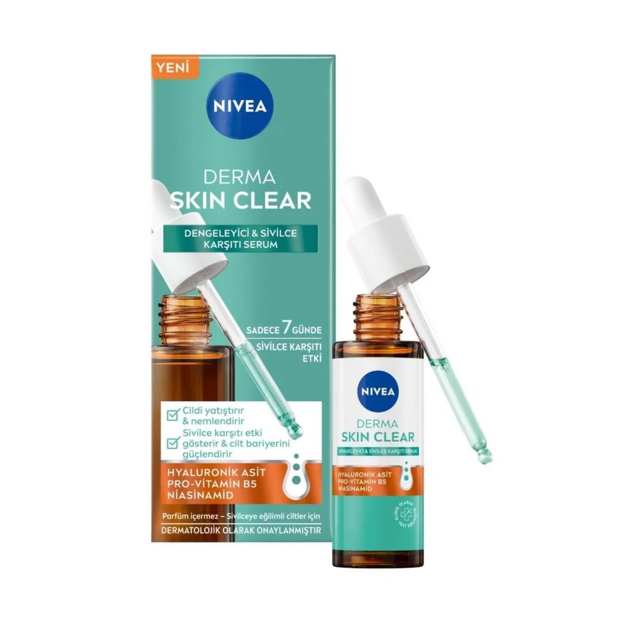 Nivea Derma Skin Clear Dengeleyici & Sivilce Karşıtı Serum 30 ml 