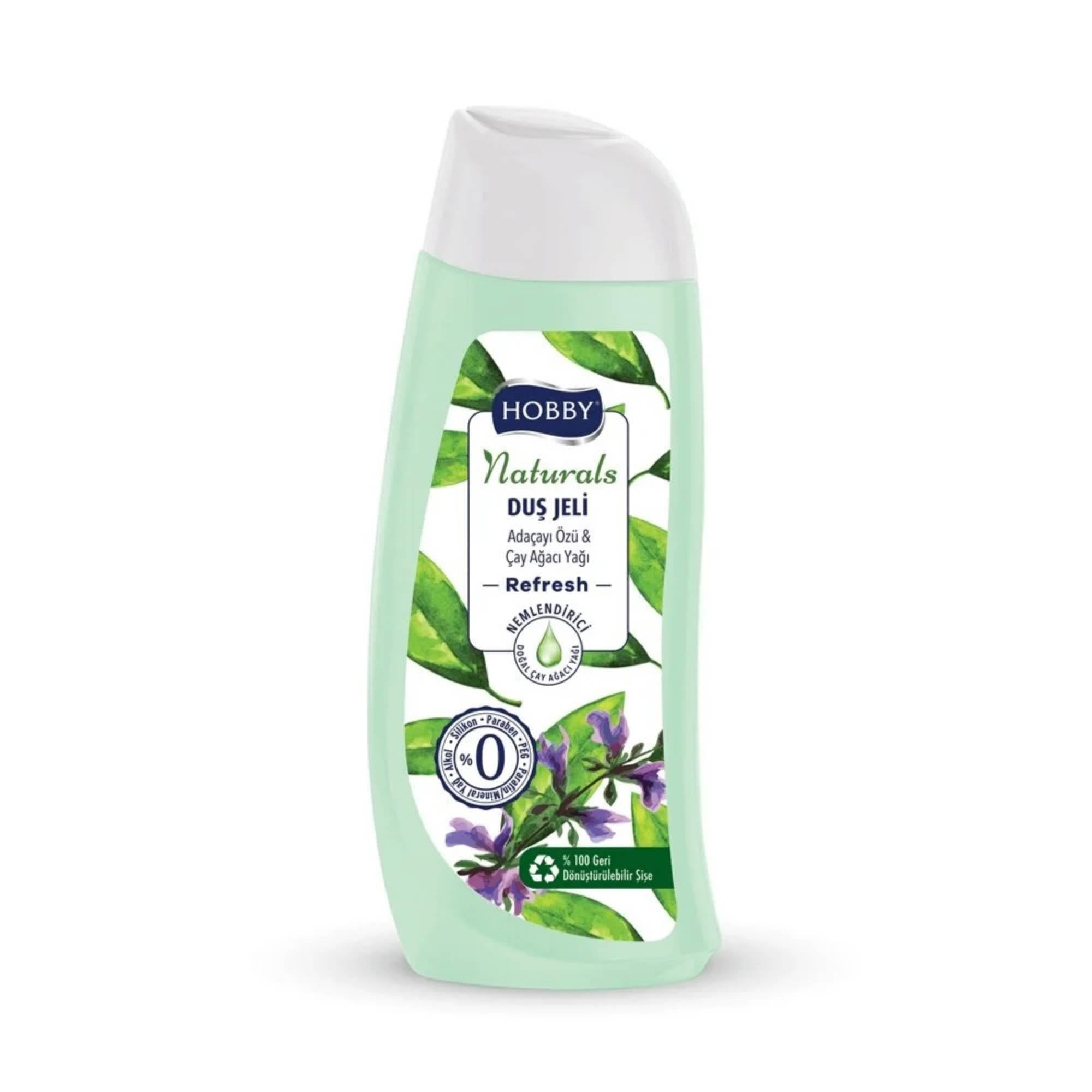Hobby Naturals Duş Jeli Adaçayı & Çay Ağacı 500 ml	
