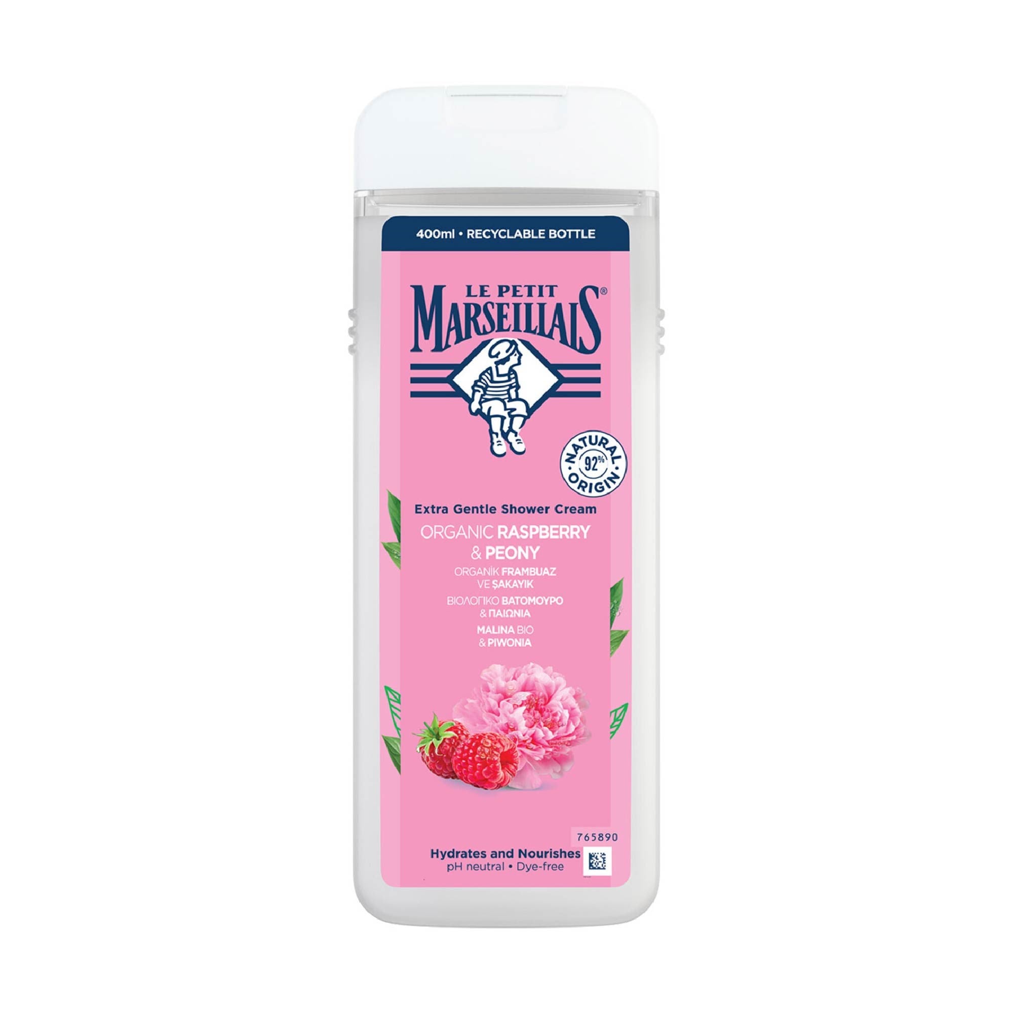 Le Petit Marseillals Frambuaz Ve Şakayık Duş Jeli 400 ml 