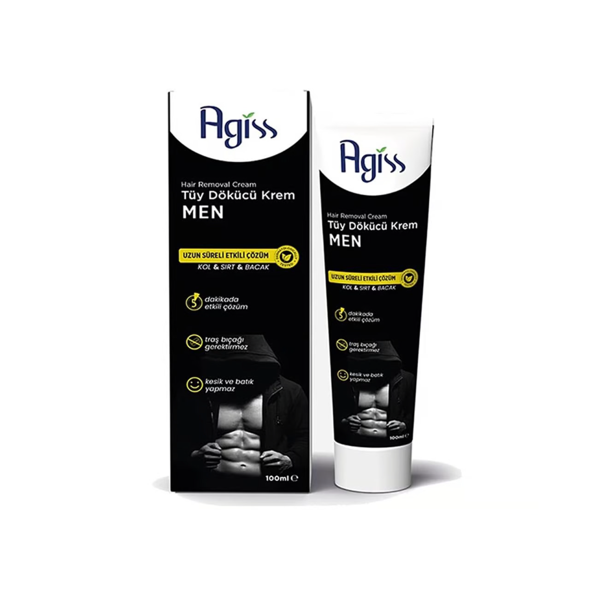 Agiss Tüy Dökücü Krem For Men 100 ml.