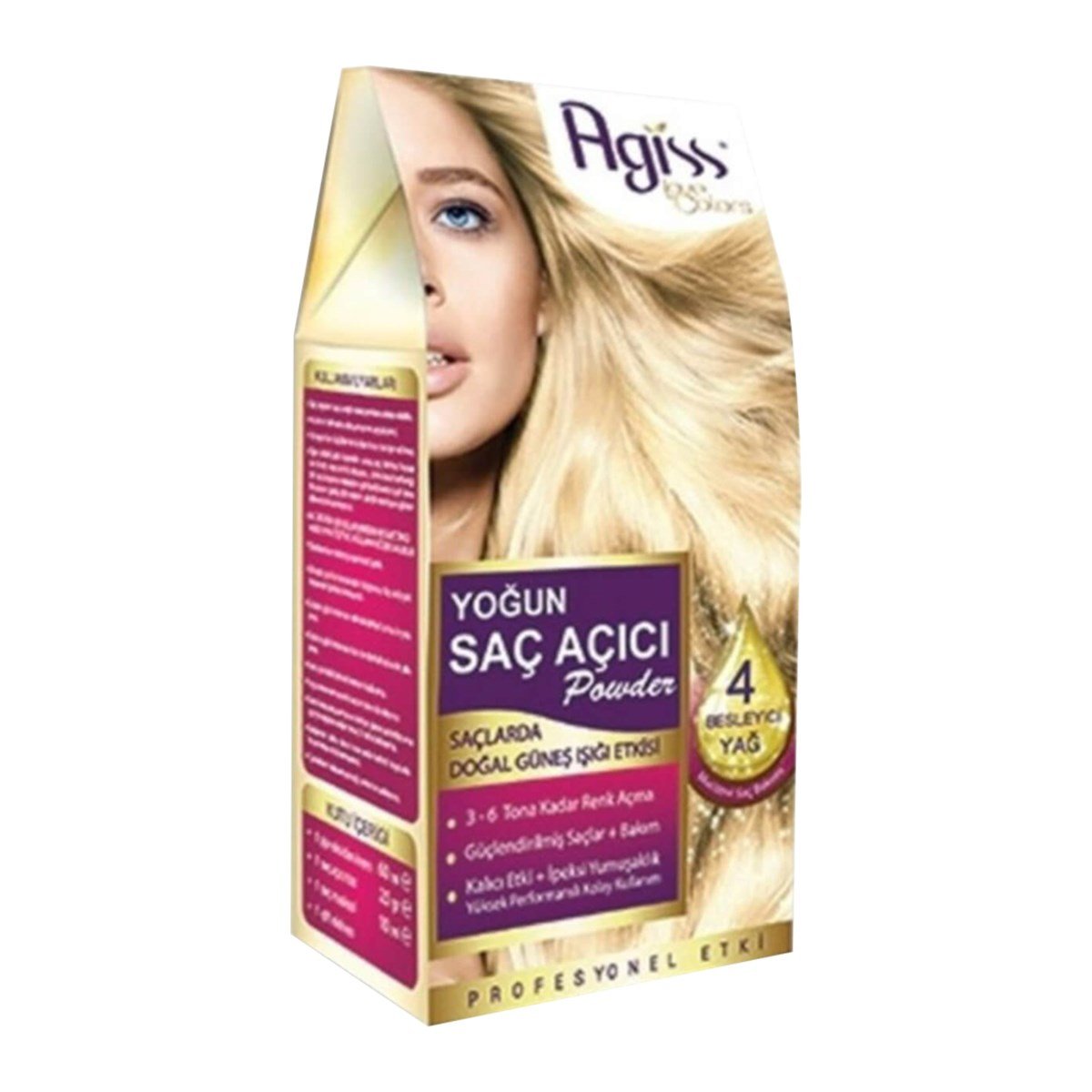 Agiss Yoğun Saç Açıcı Powder 4 Besleyici Yağ 