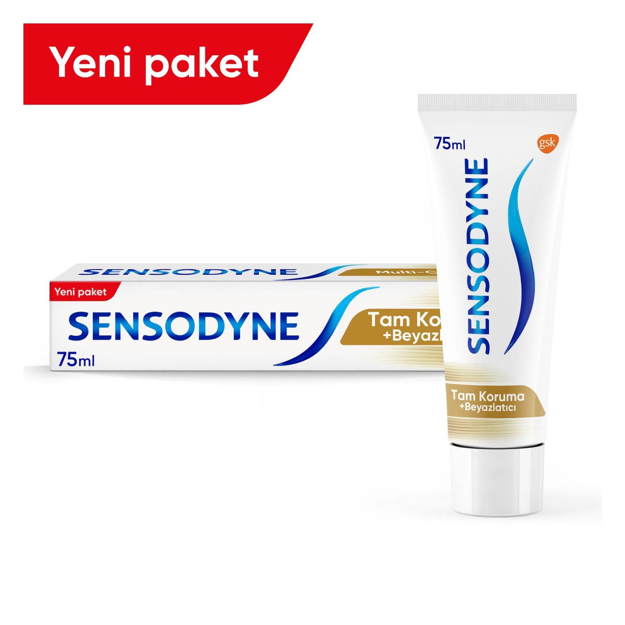 Sensodyne Diş Macunu Tam Koruma ve Beyazlatıcı 75 ml