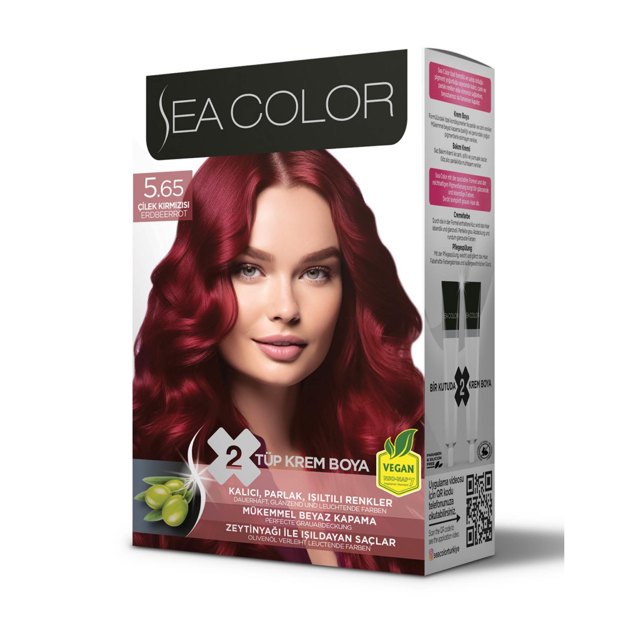 Sea Color Set Boya 5.65 Çilek Kırmızısı
