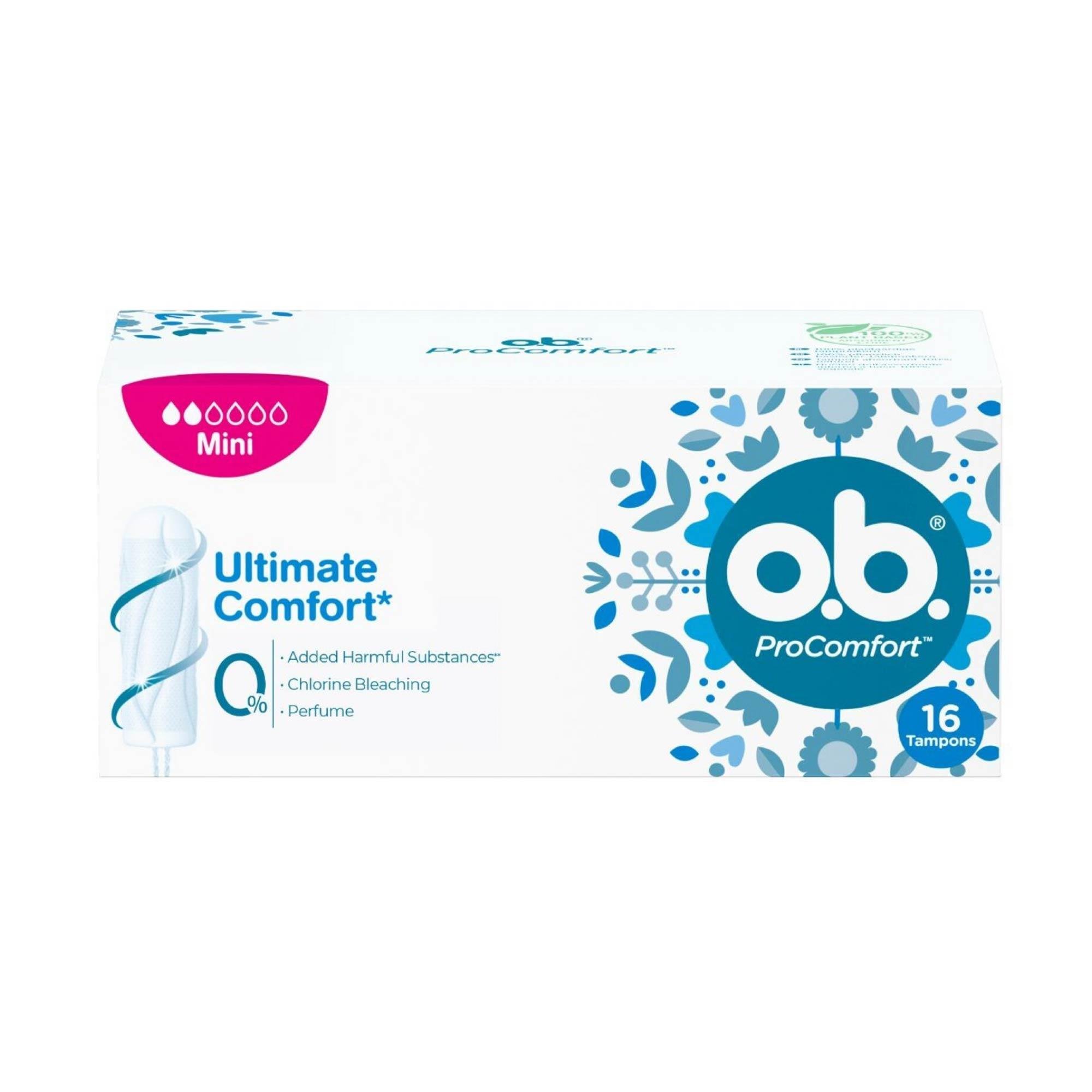 O.B. ProComfort Tampon Mini 16'lı