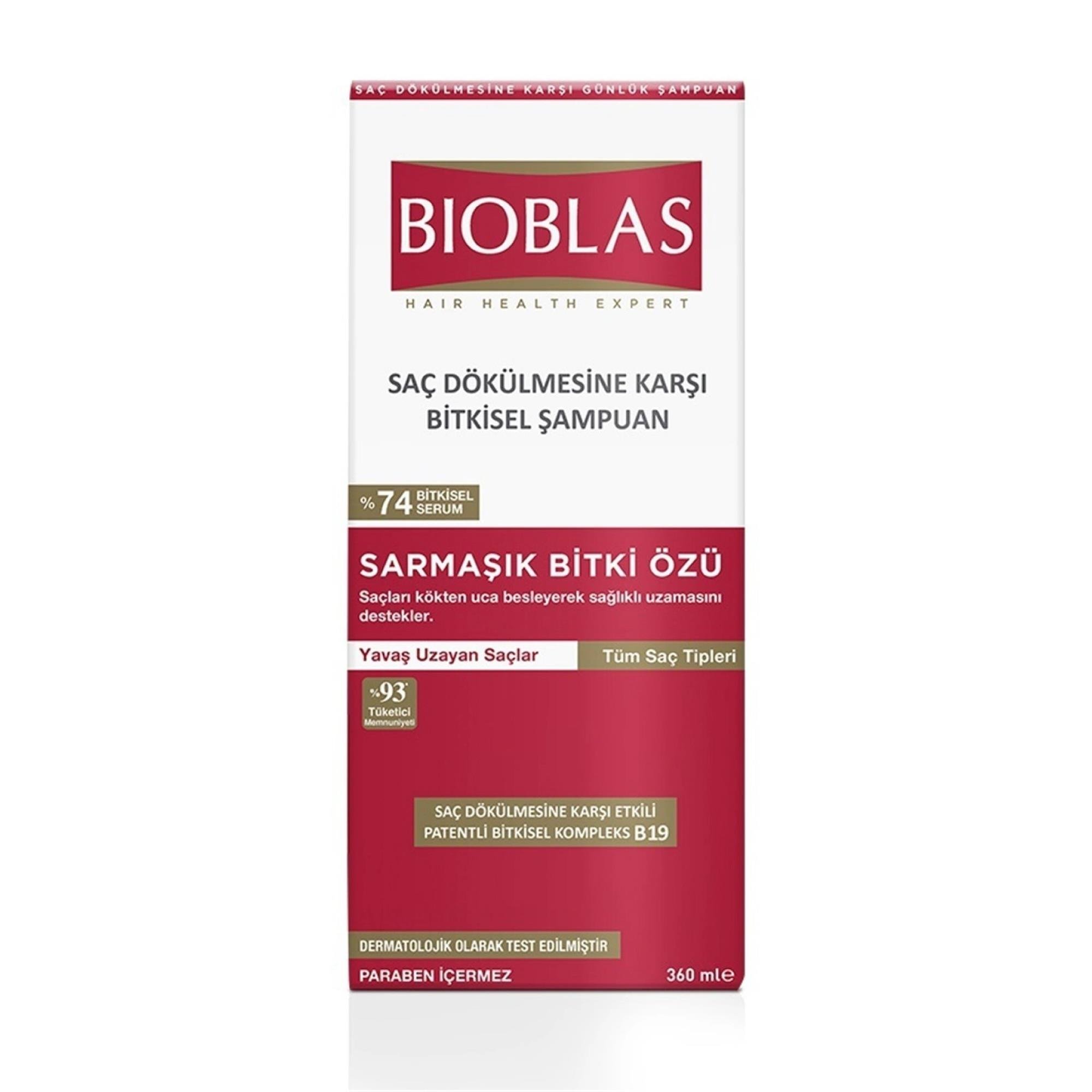 Bioblas Phytosterol Yavaş Uzayan Saçlara Özel Şampuan 360 ml
