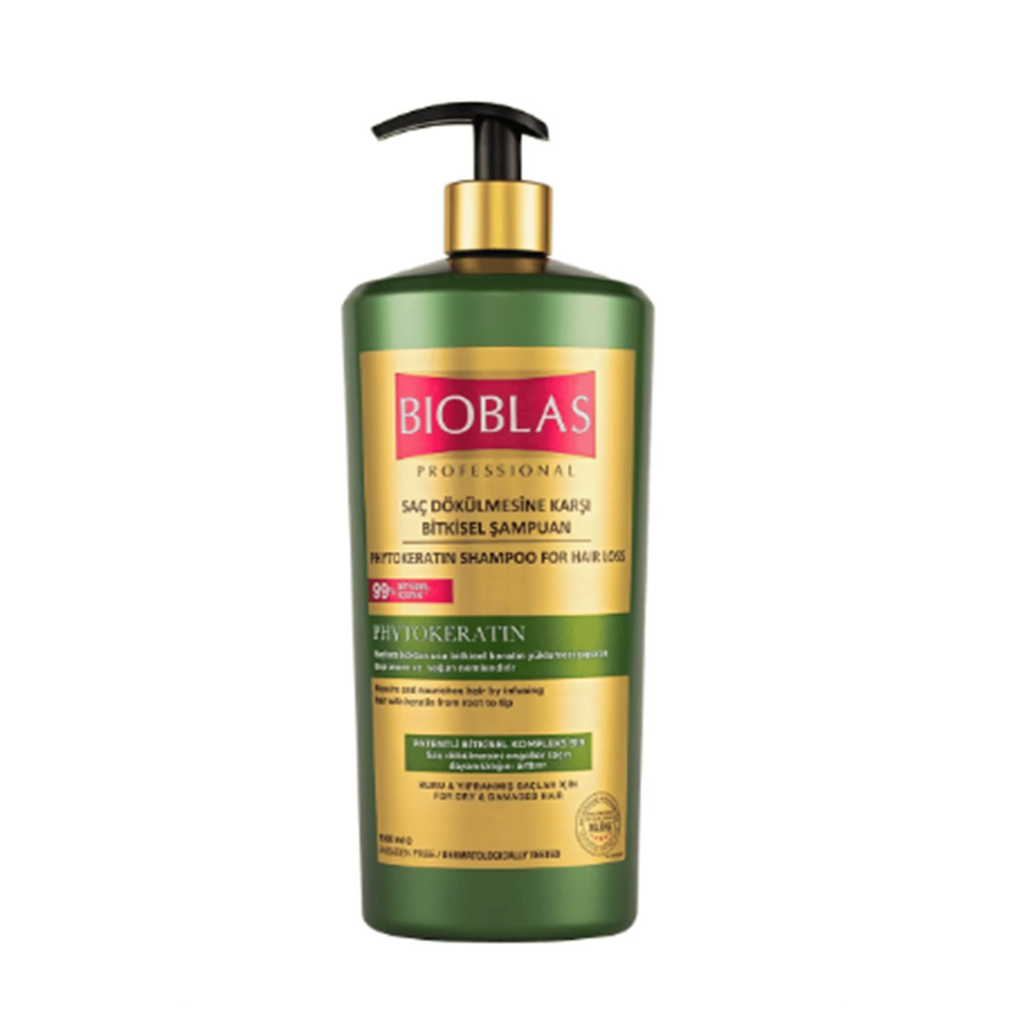 Bioblas Şampuan Phyto Keratin Saç Dökülmesine Karşı Kuru ve Yıpranmış Saçlar 1000ml