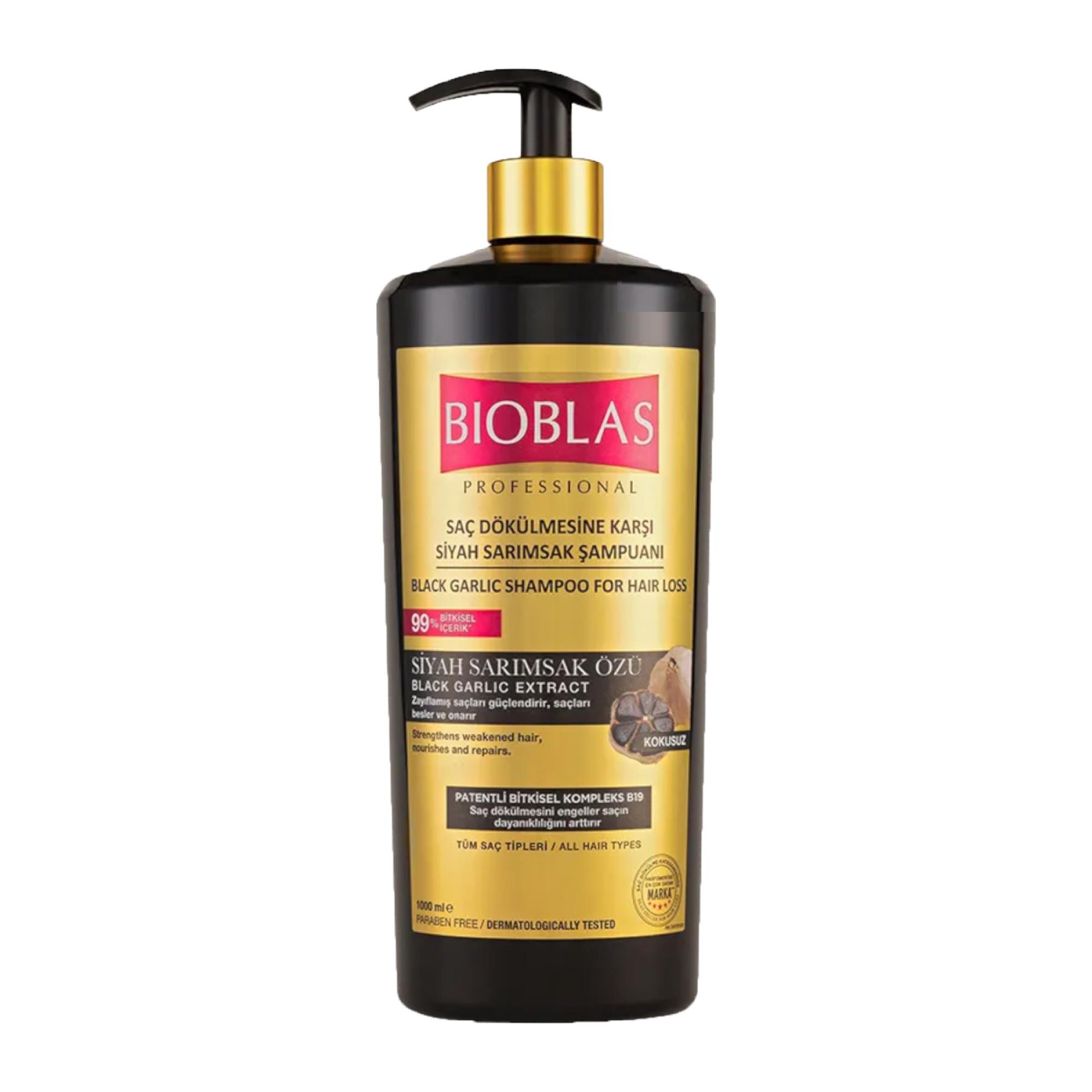 Bioblas Şampuan Siyah Sarımsak Özlü 1000 ml 