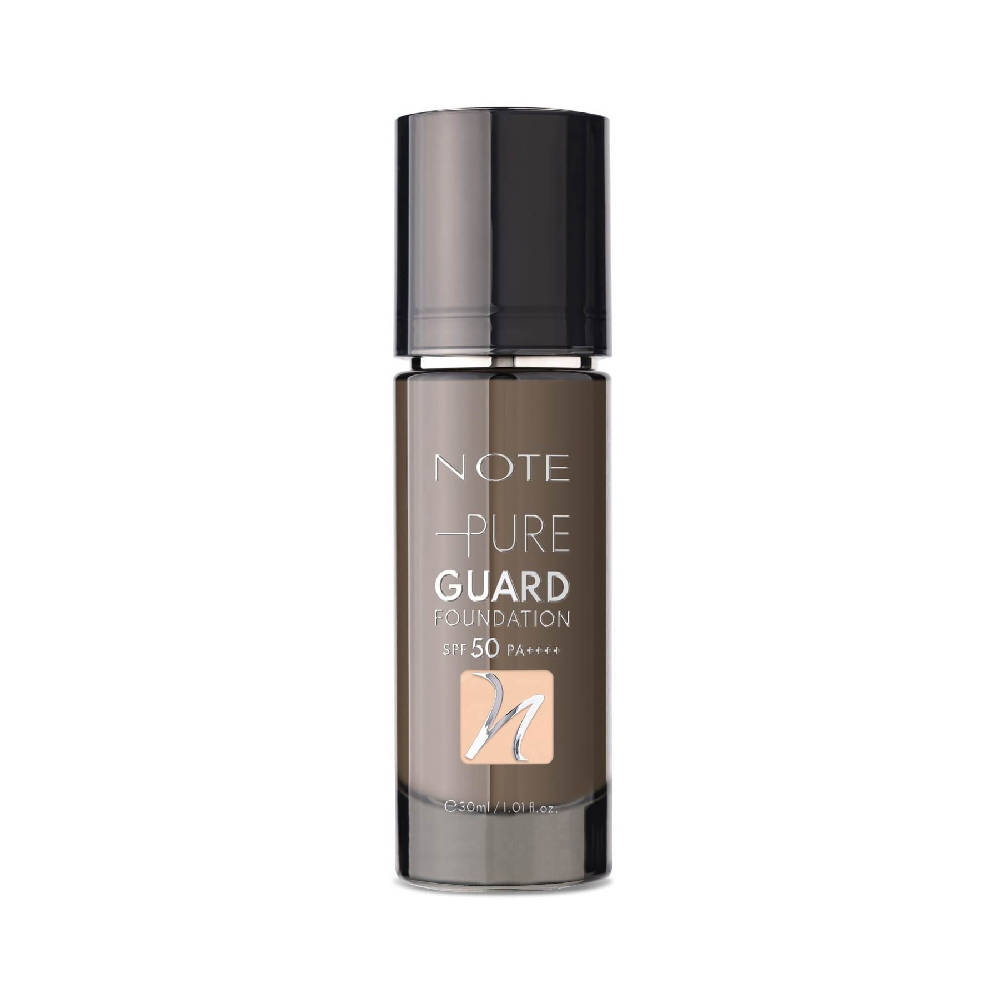 Note Pure Guard Foundation SPF 50 Yoğun Kapatıcı Saten Bitişli Fondöten 110 Pure Beige