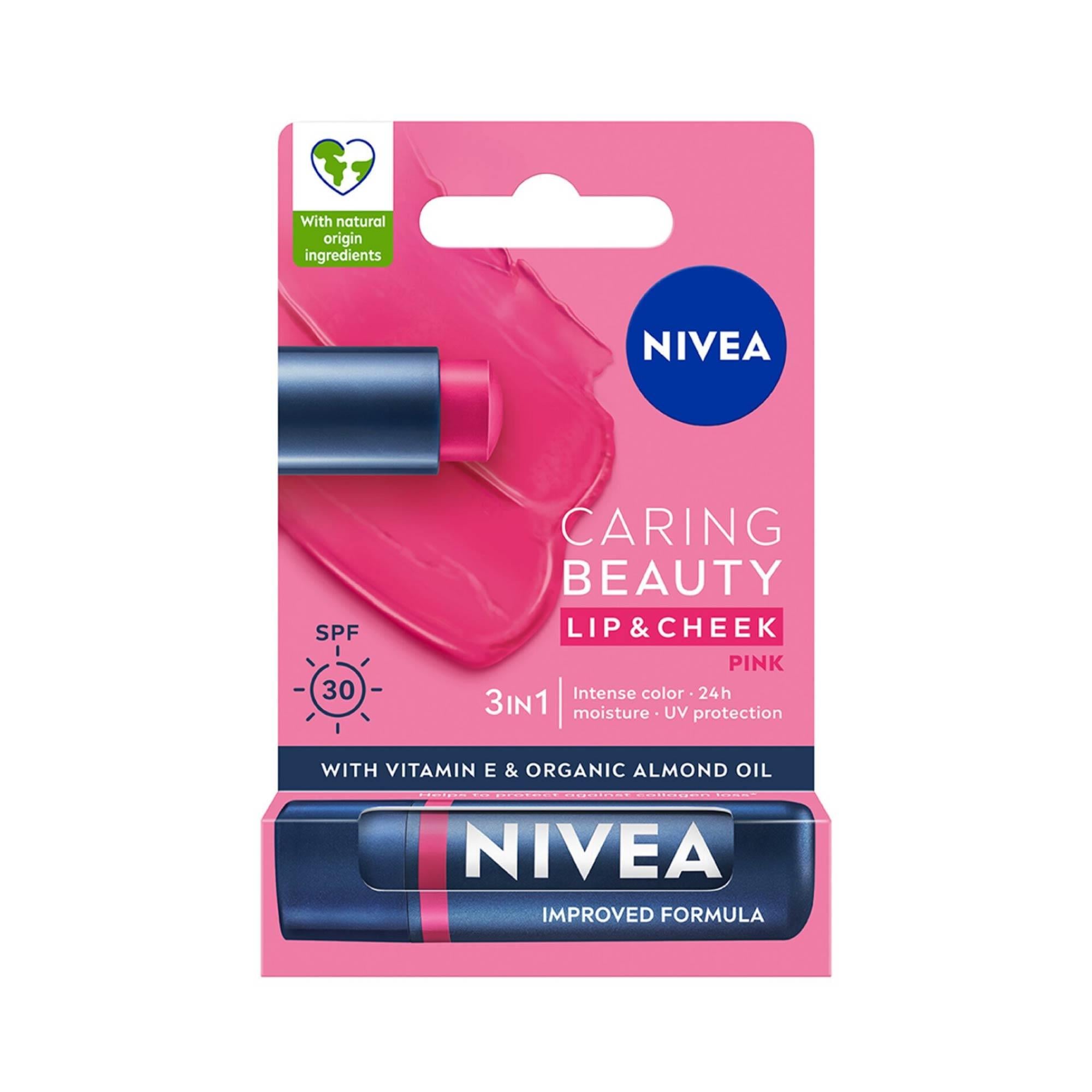 Nivea Lip Caring Beauty Pink