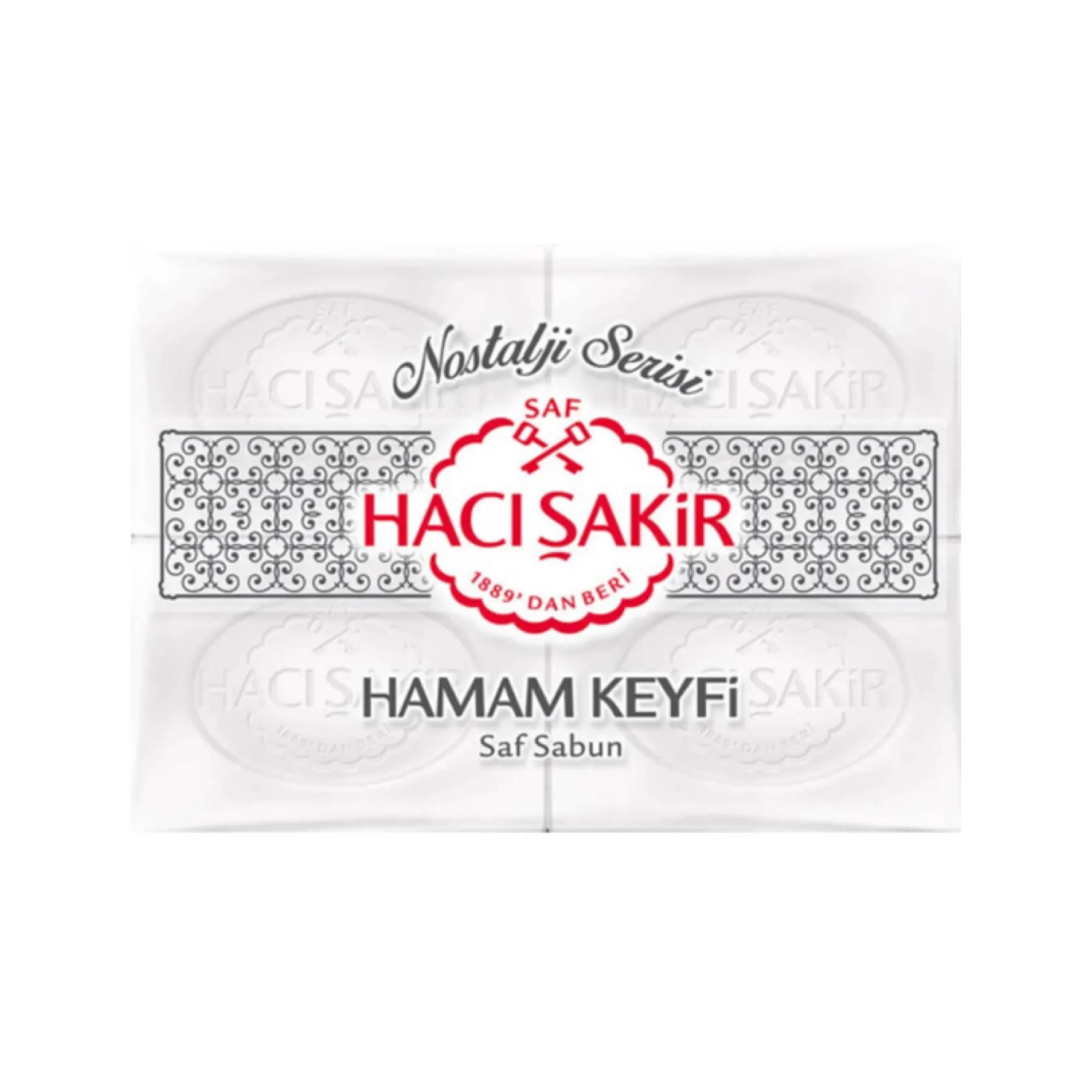 Hacı Şakir Hamam Keyfi Saf Sabun (200x4=800 Gr)