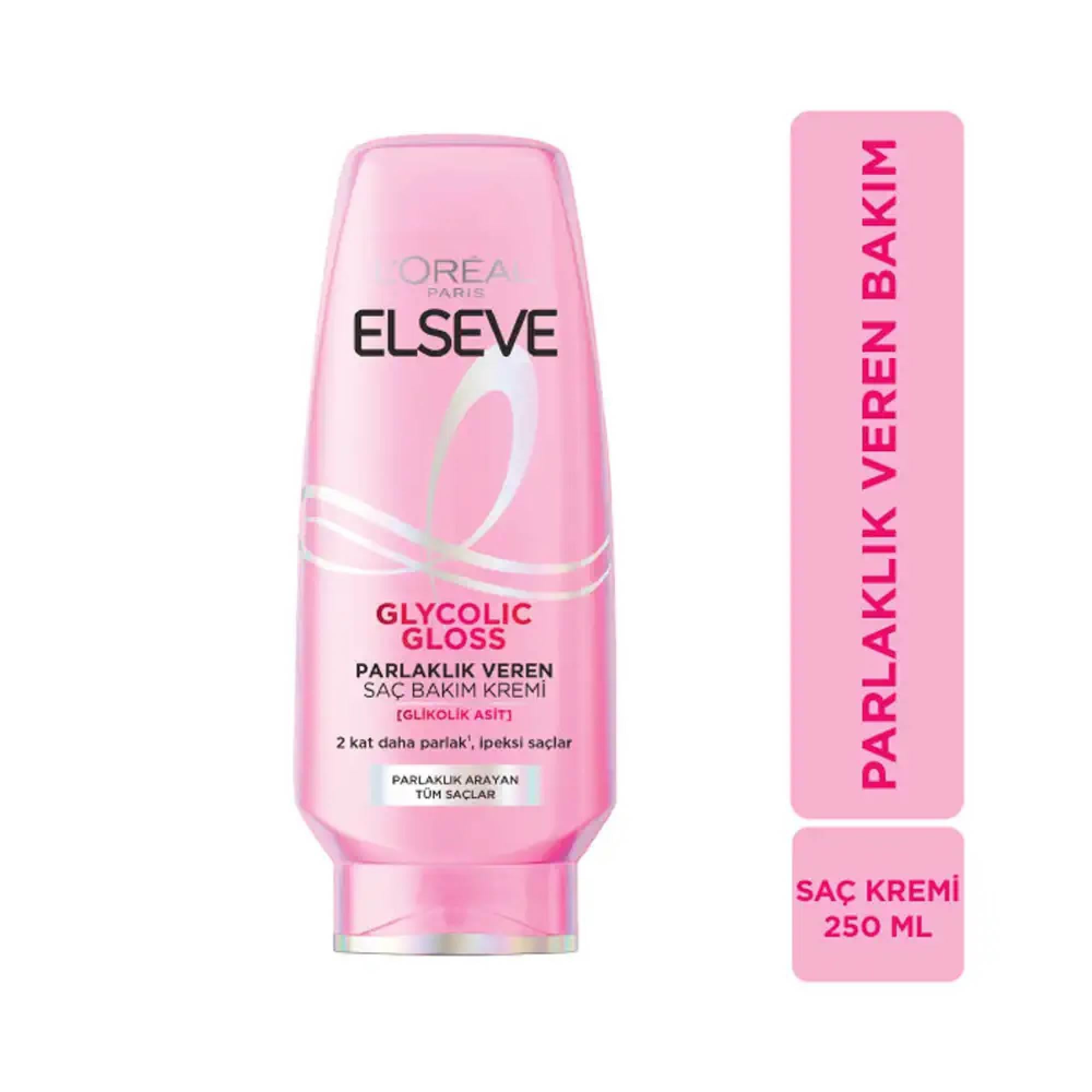 Elseve Glycolic Gloss Bakım Yapan Saç Kremi 250 ml