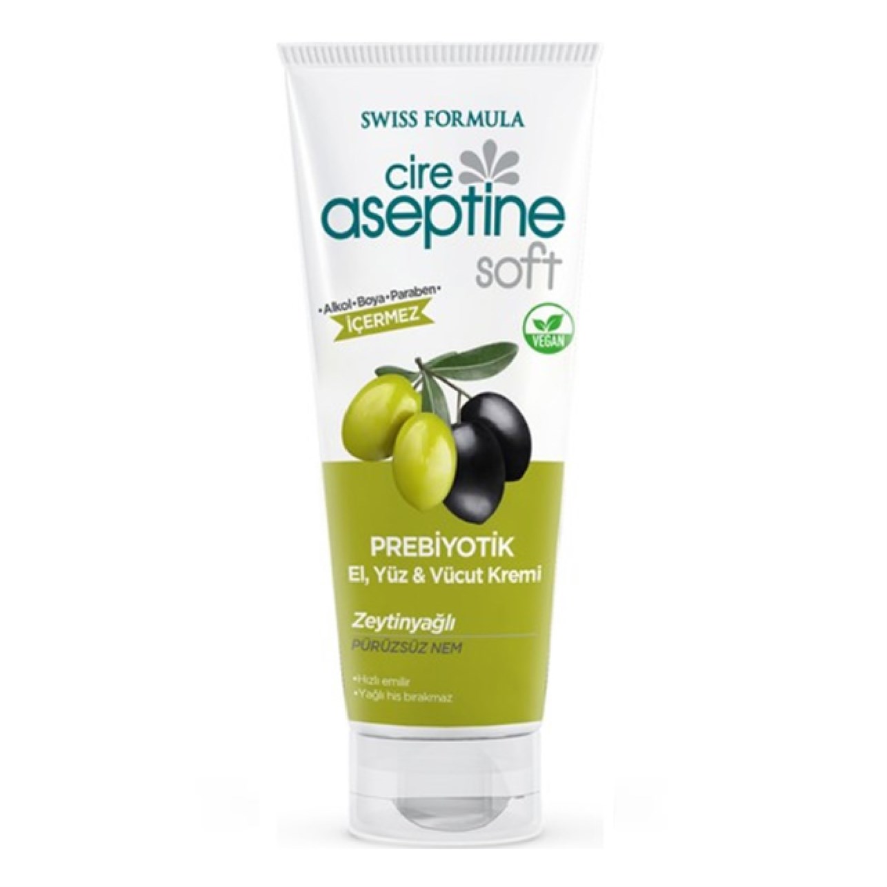 Cire Aseptine Prebiyotik El,Yüz,Vücut Kremi Zeytinyağlı Pürüzsüz Nem 75 ml 