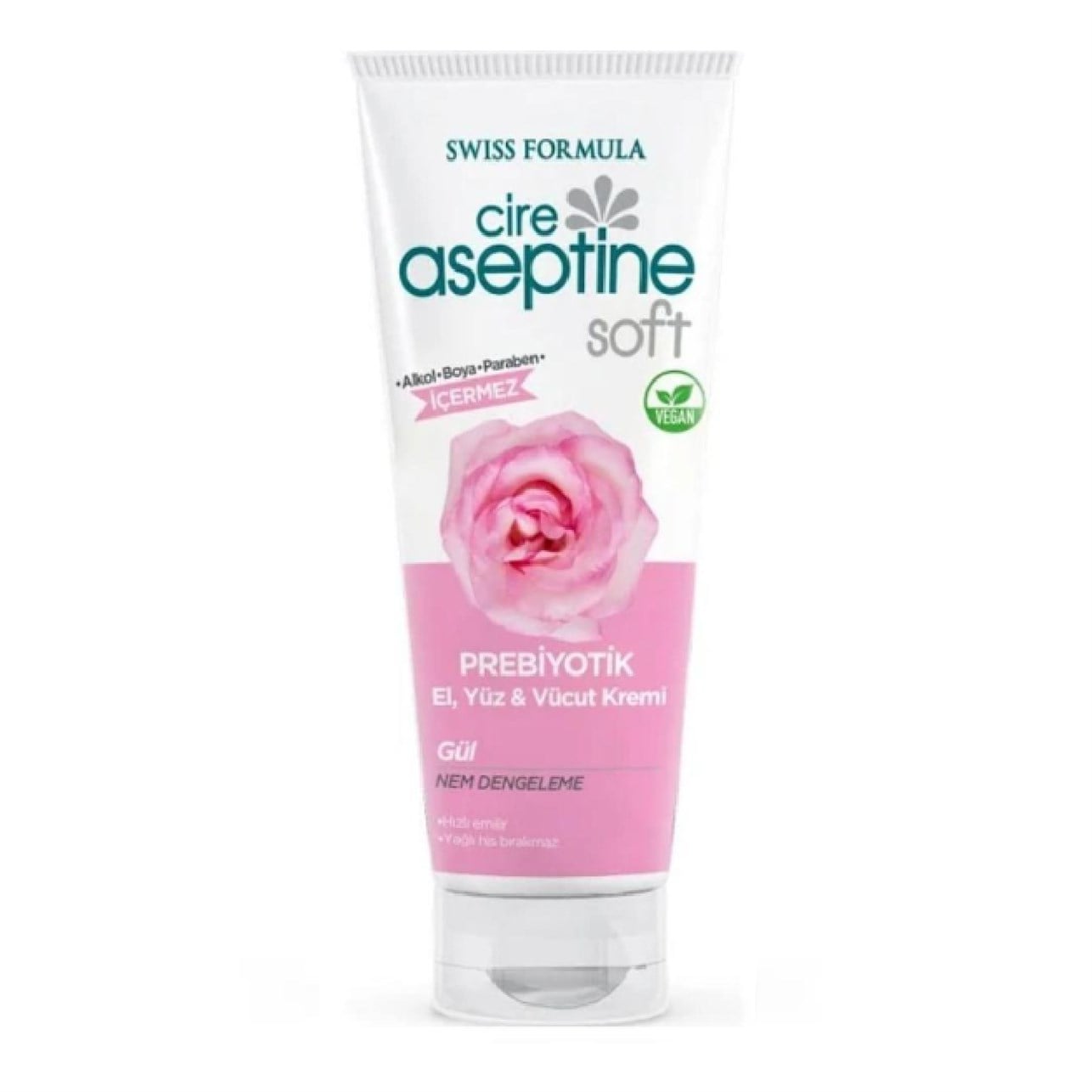 Cire Aseptine Prebiyotik El,Yüz,Vücut Kremi Gül Nem Dengeleme 75 ml