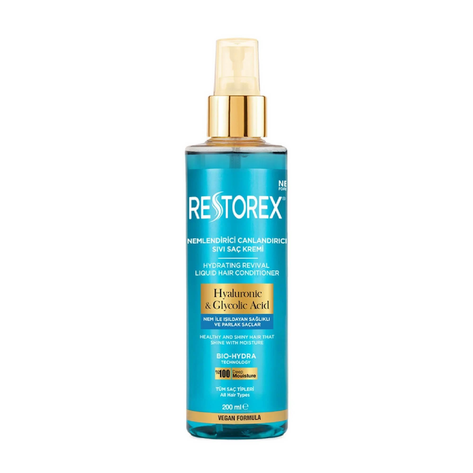 Restorex Sıvı Saç Bakım Kremi Hyaluronic & Glycolic Asit 200 ml