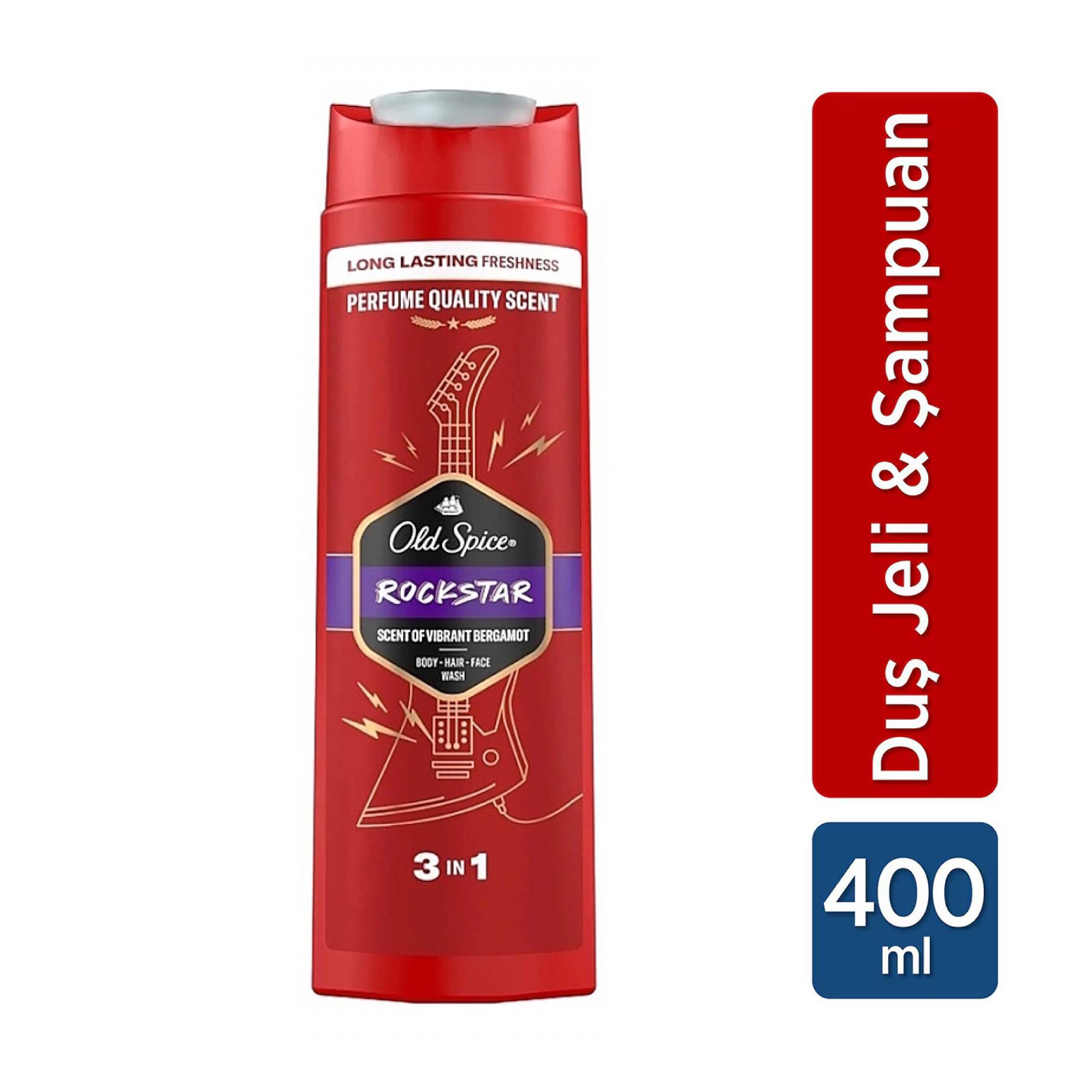 Old Spice Duş Jeli ve Şampuan Rockstar 400 ml
