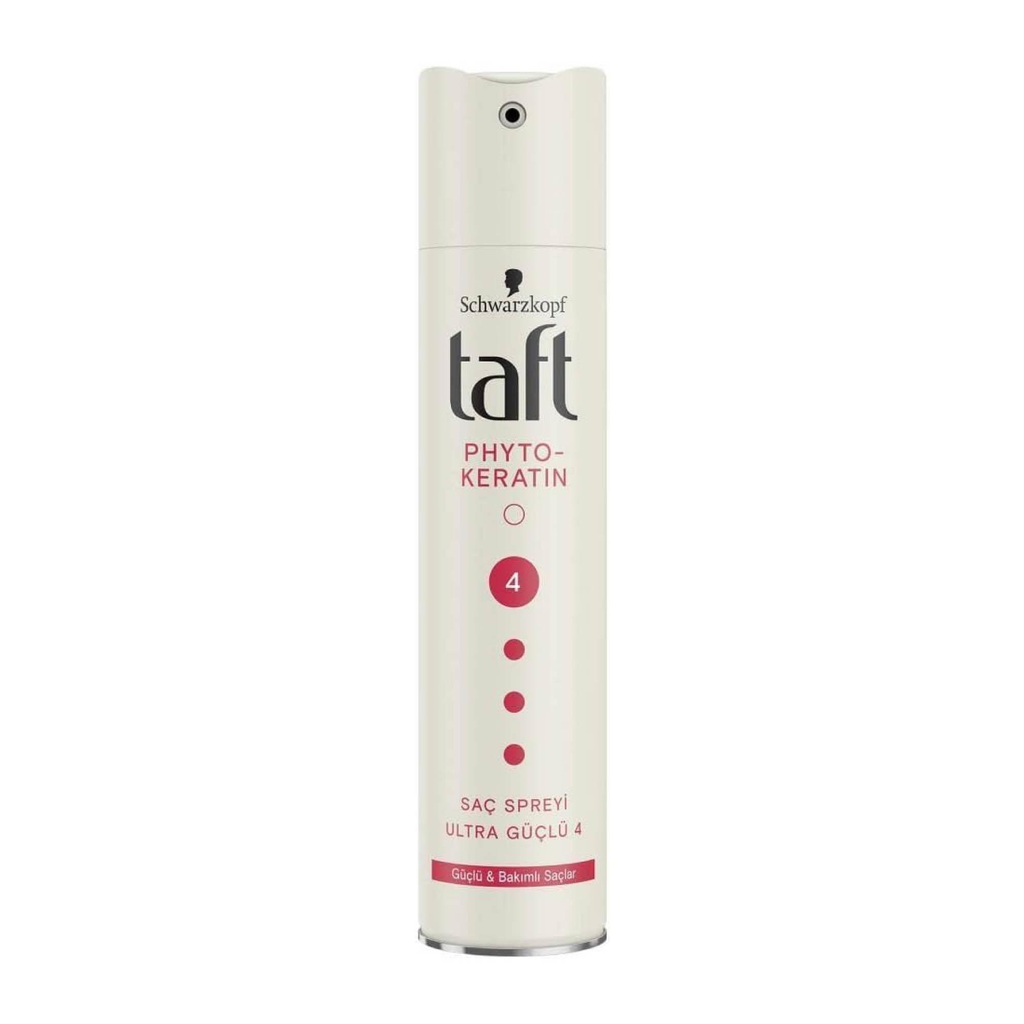Taft Saç Spreyi Pyhto Keratin 4 Güçlü&Bakımlı Saçlar 250ml