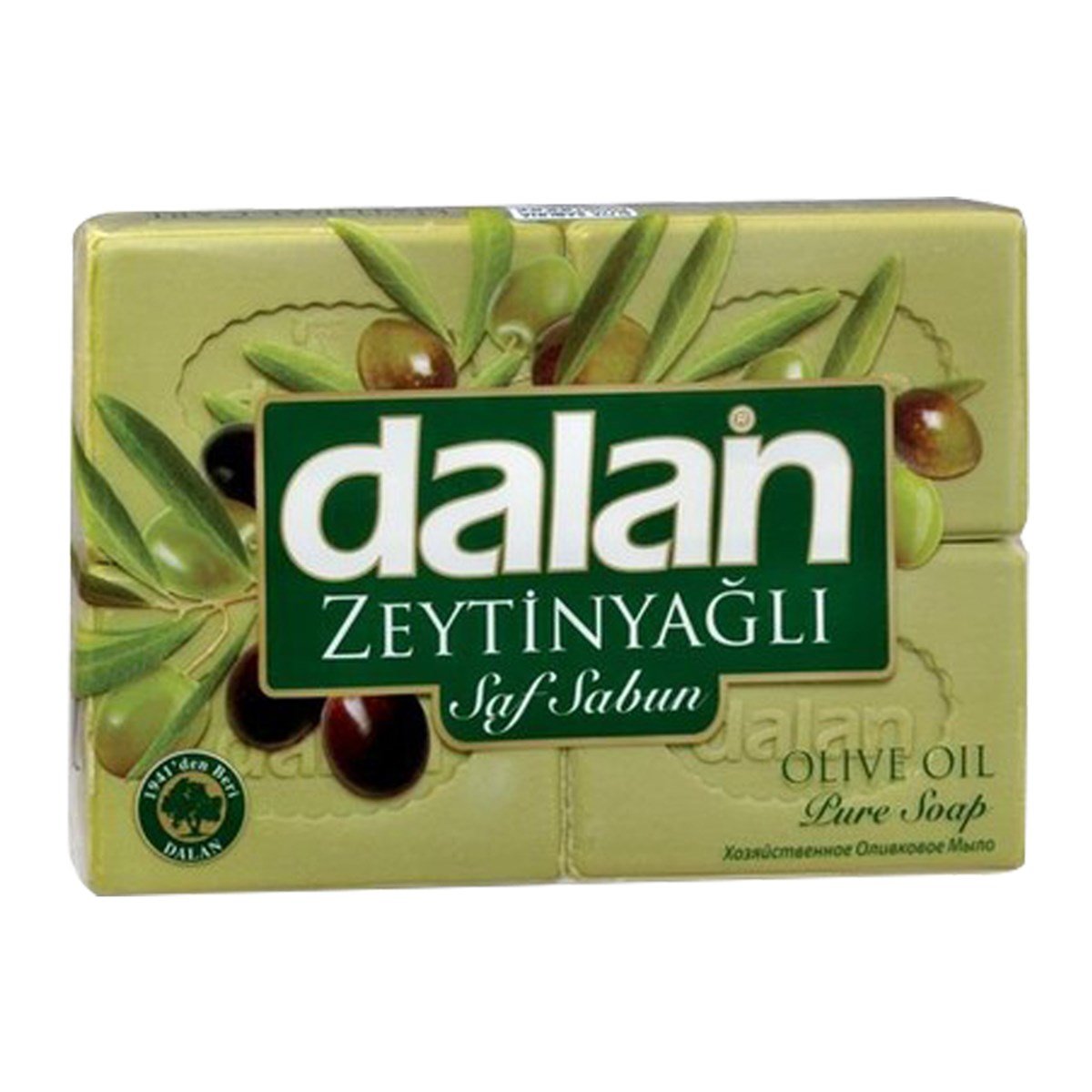 Dalan Saf Sabun Zeytinyağlı 4'lü 600gr 