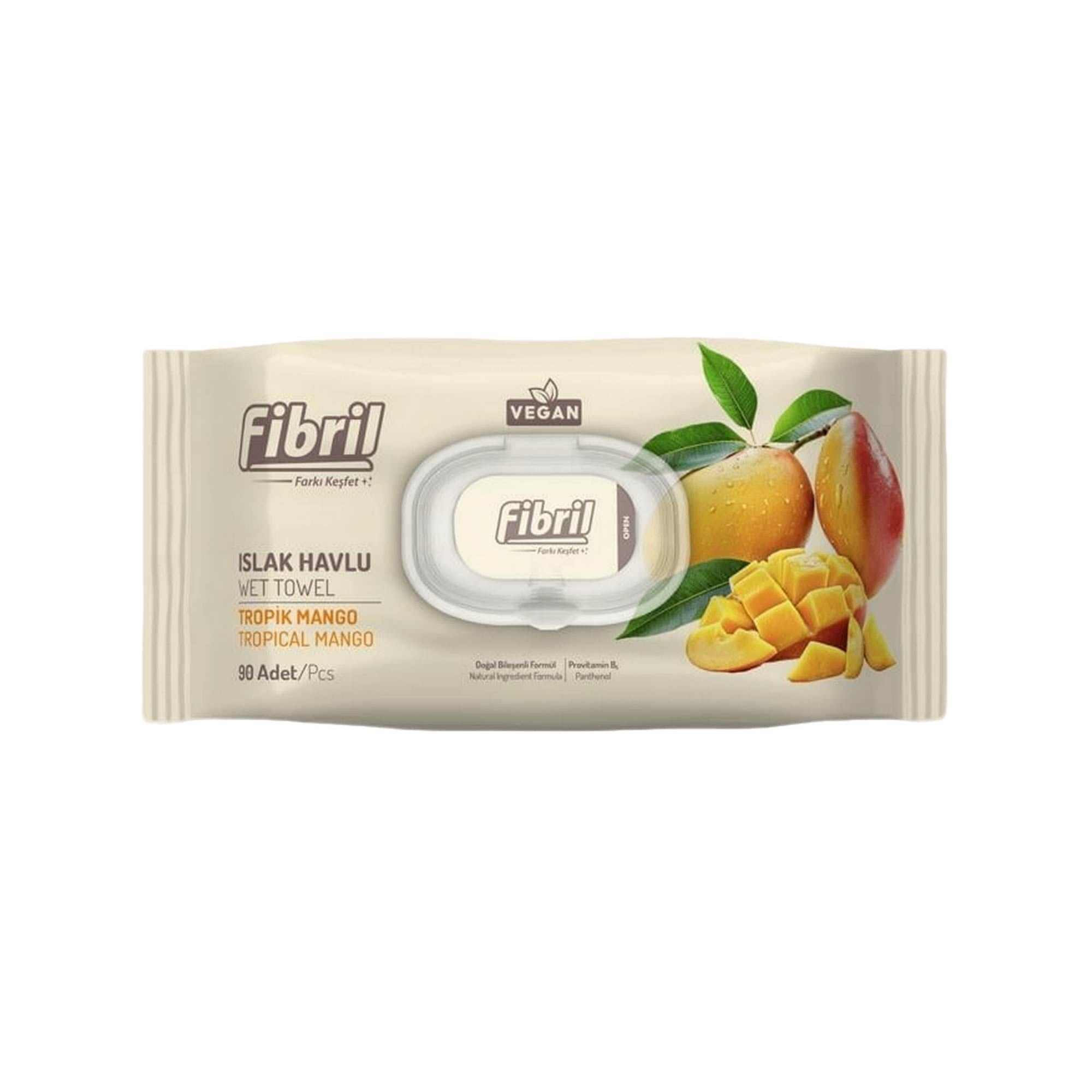 Fibril Tropik Mango Islak Mendil 90 Adet