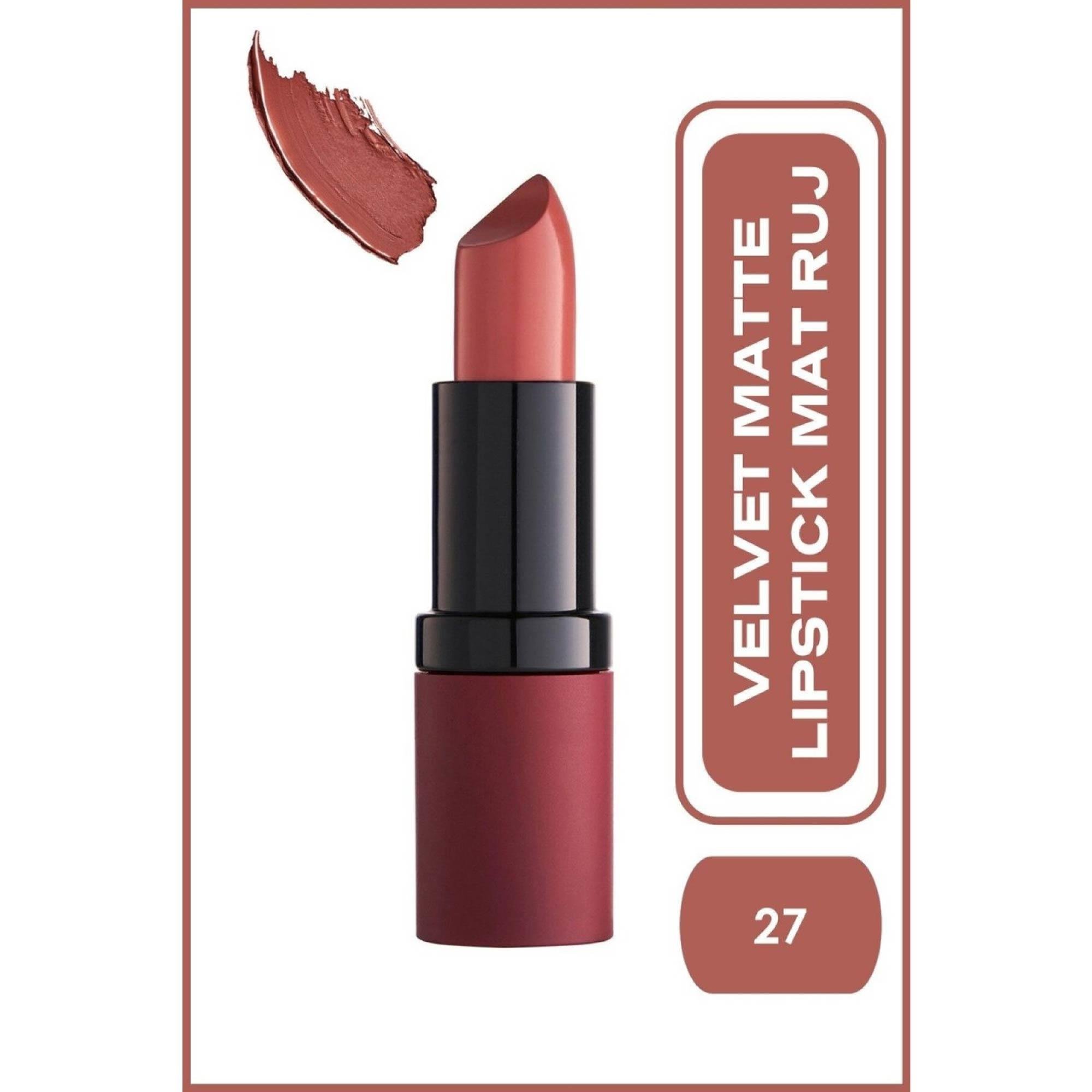 Golden Rose Velvet Matte Lipstick No:27