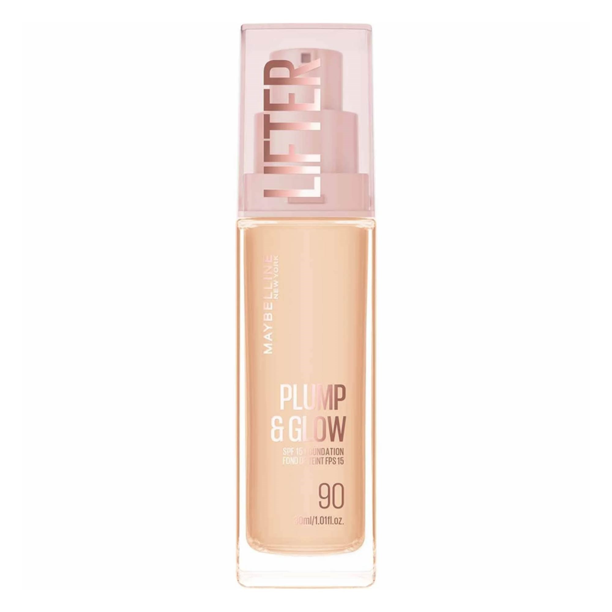 Maybelline Lifter Plump & Glow - Cilt Bakım Etkili Fondöten No: 90