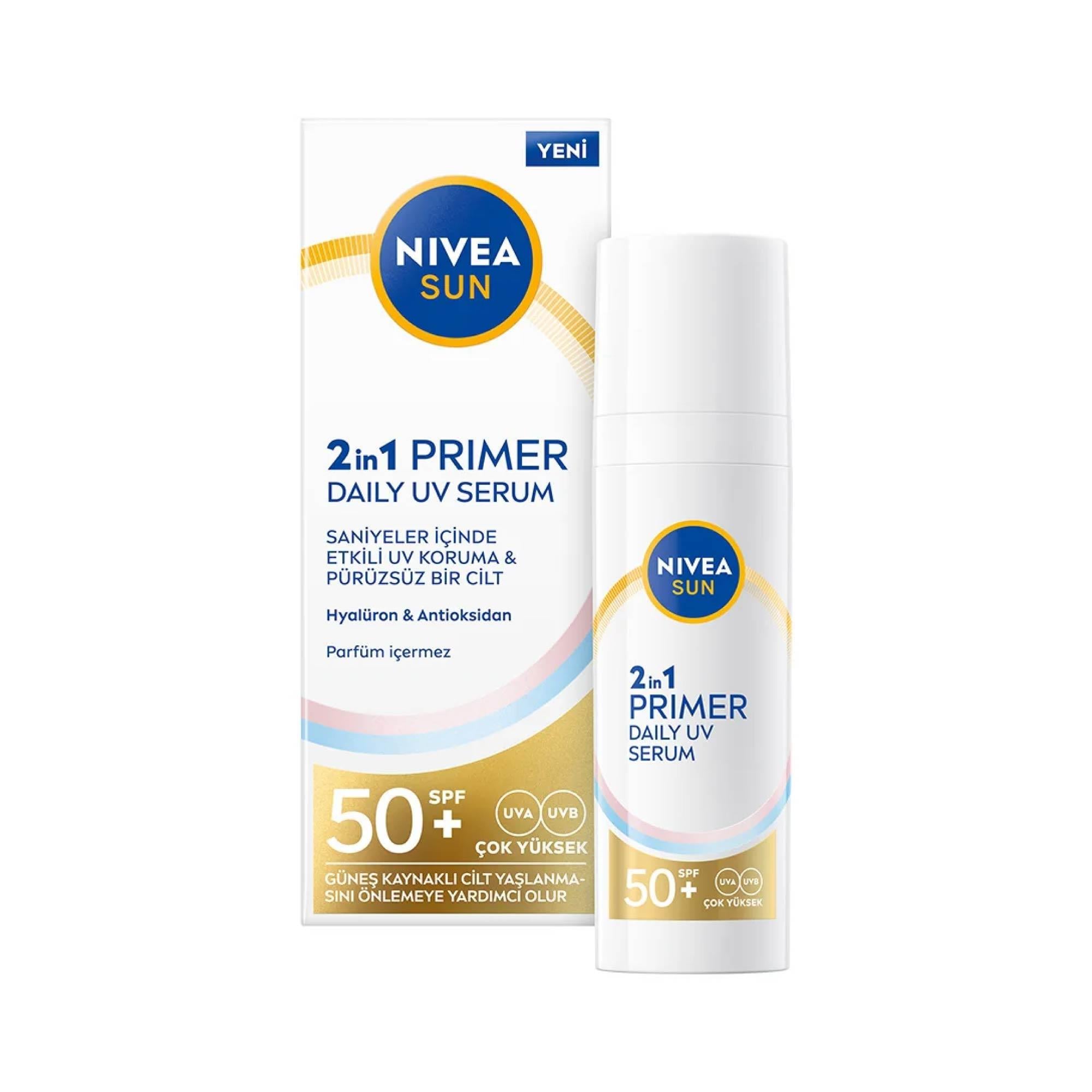 Nivea Sun 2in1 Primer Daily Uv Serum 30 ml